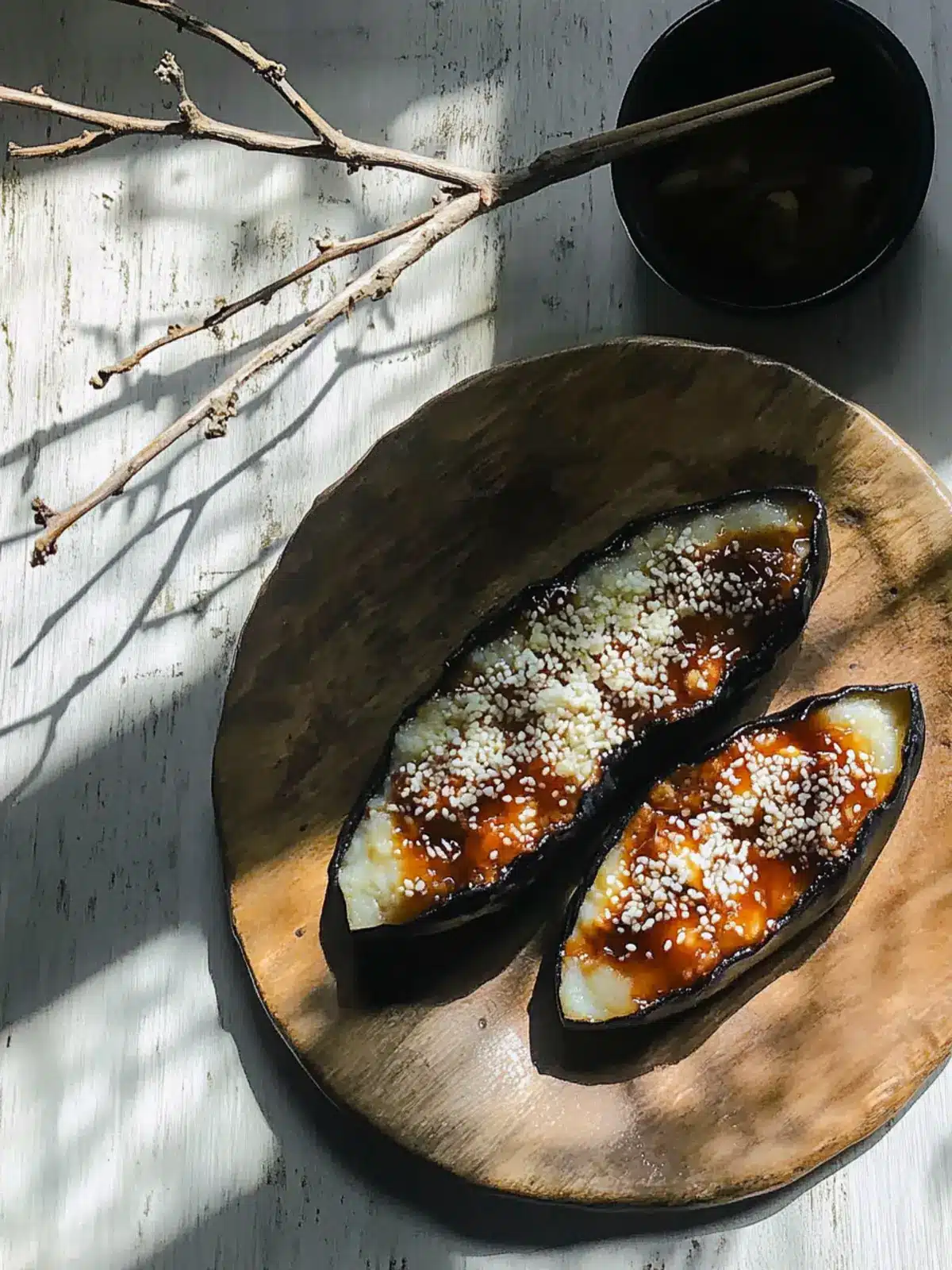 Grill Up Nasu Dengaku: Miso-Glazed Eggplant Delight! 2 Nasu Dengaku