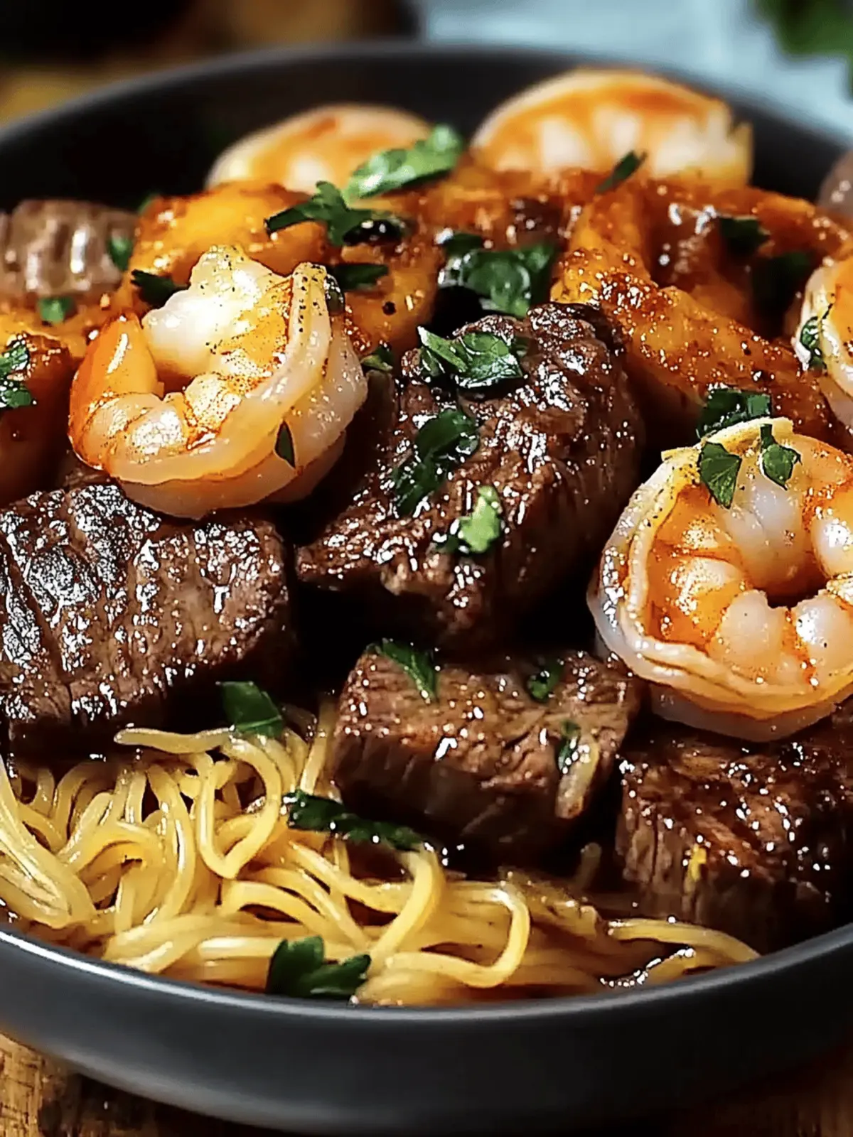 Delicious Steak Shrimp Noodles: A Flavor-Packed Delight 4 Steak Shrimp Noodles