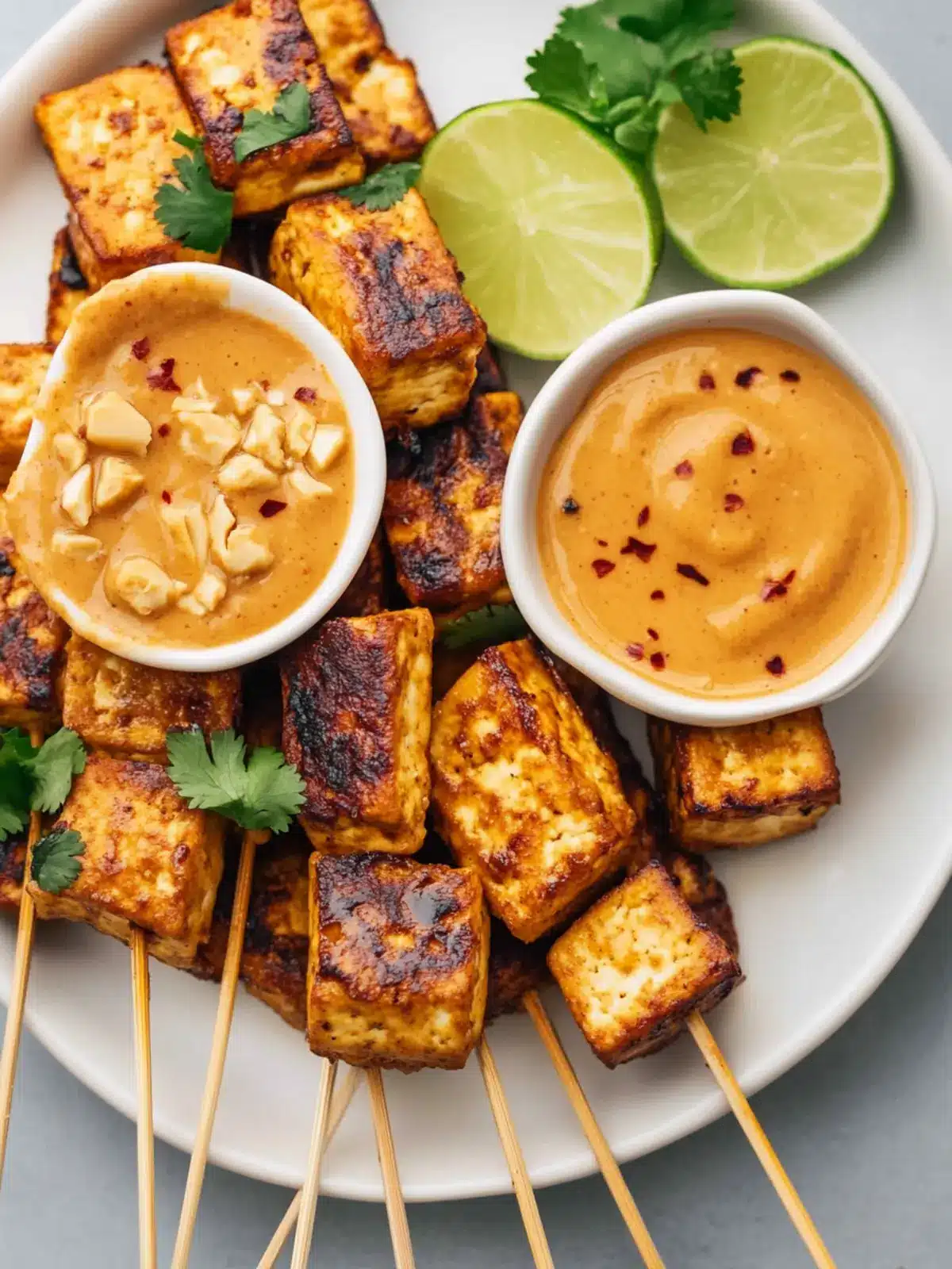 Irresistible Tofu Satay with Vegan Peanut Sauce Recipe 4 Tofu Satay with Vegan Peanut Sauce
