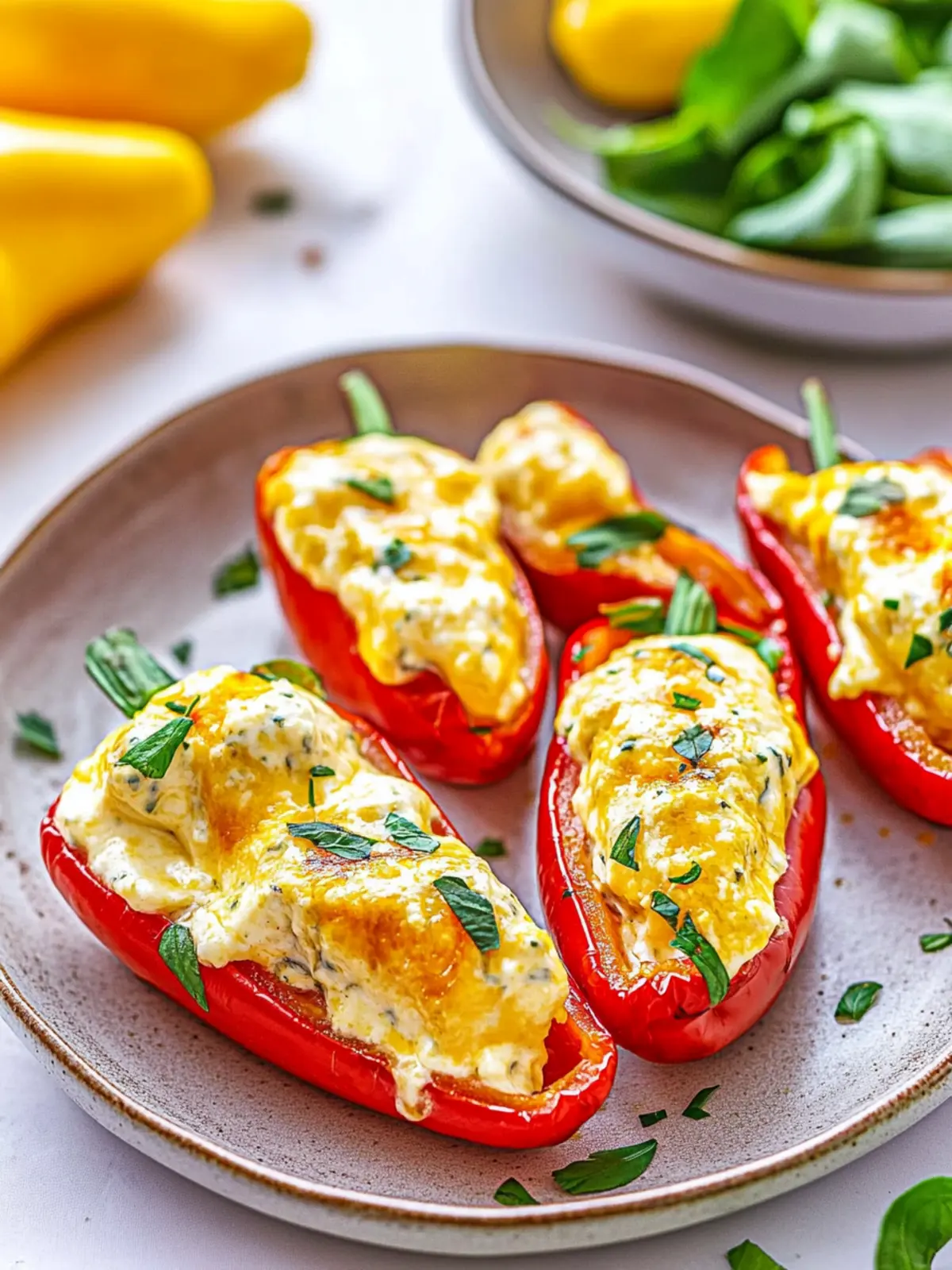 Cream Cheese Stuffed Peppers with Everything Bagel Magic 2 Cream Cheese Stuffed Peppers