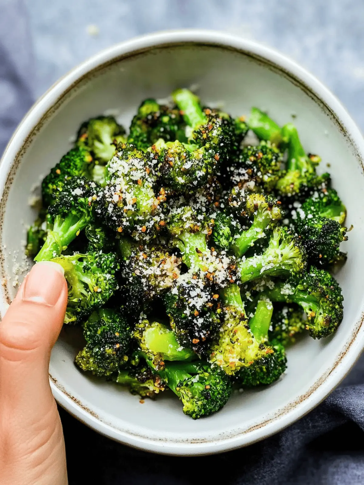 Delicious Air Fryer Garlic Parmesan Broccoli in Just 10 Minutes 4 Air Fryer Garlic Parmesan Broccoli