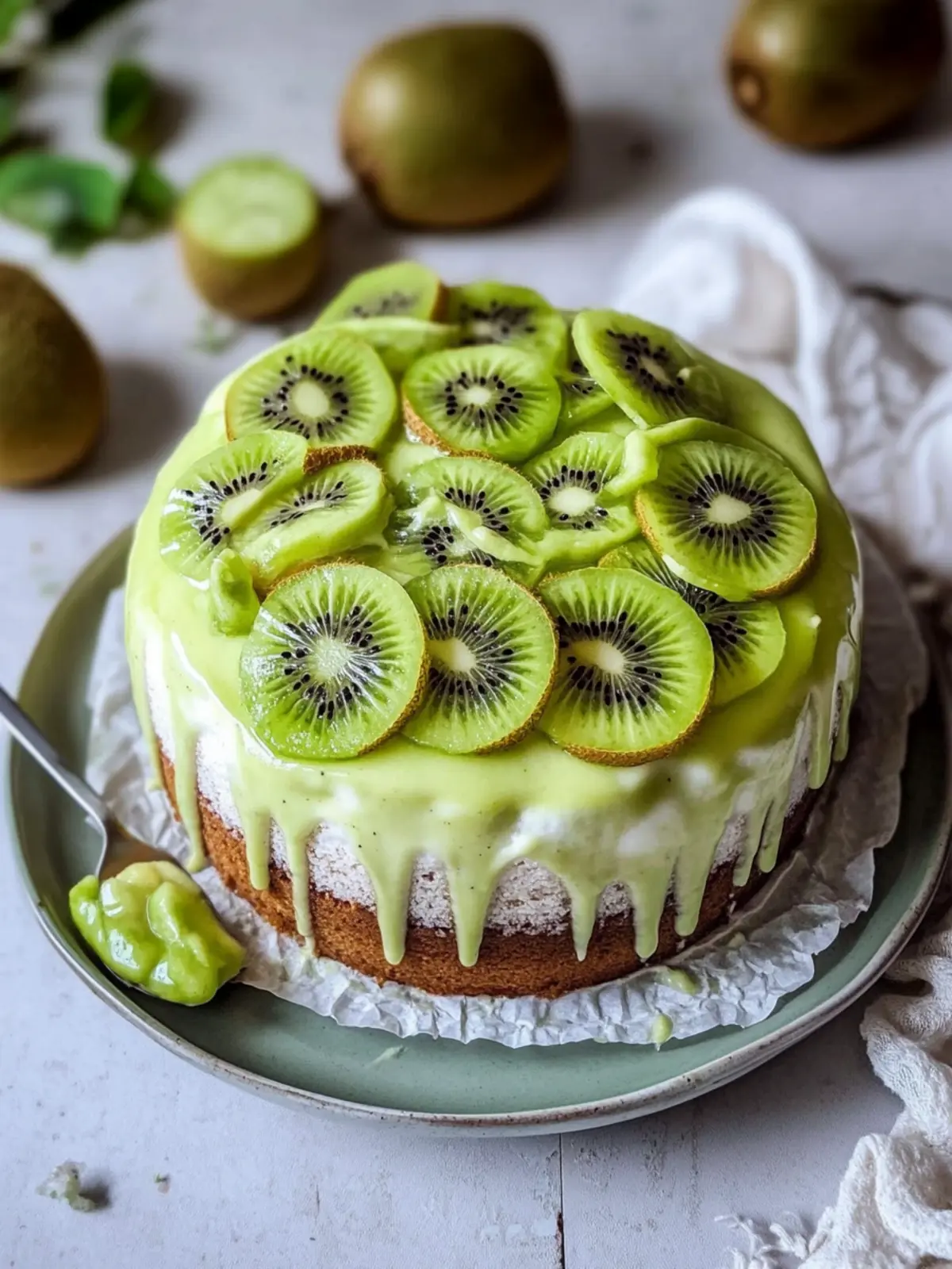 Super Easy Kiwi Blender Cake Perfect for Any Occasion 4 Kiwi Blender Cake