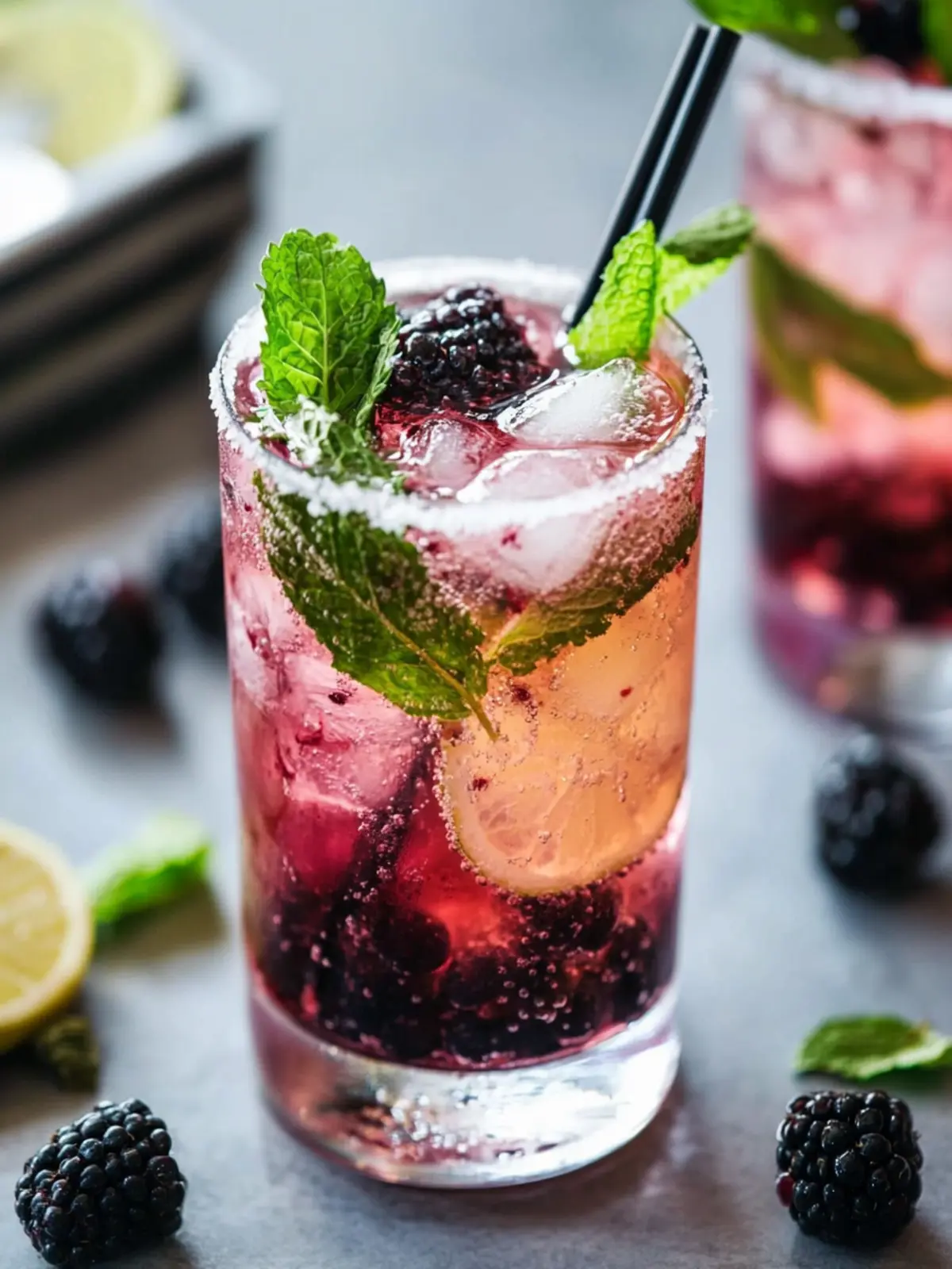 Refreshing Blackberry Mint Mojito for Ultimate Chill Vibes 4 Blackberry Mint Mojito