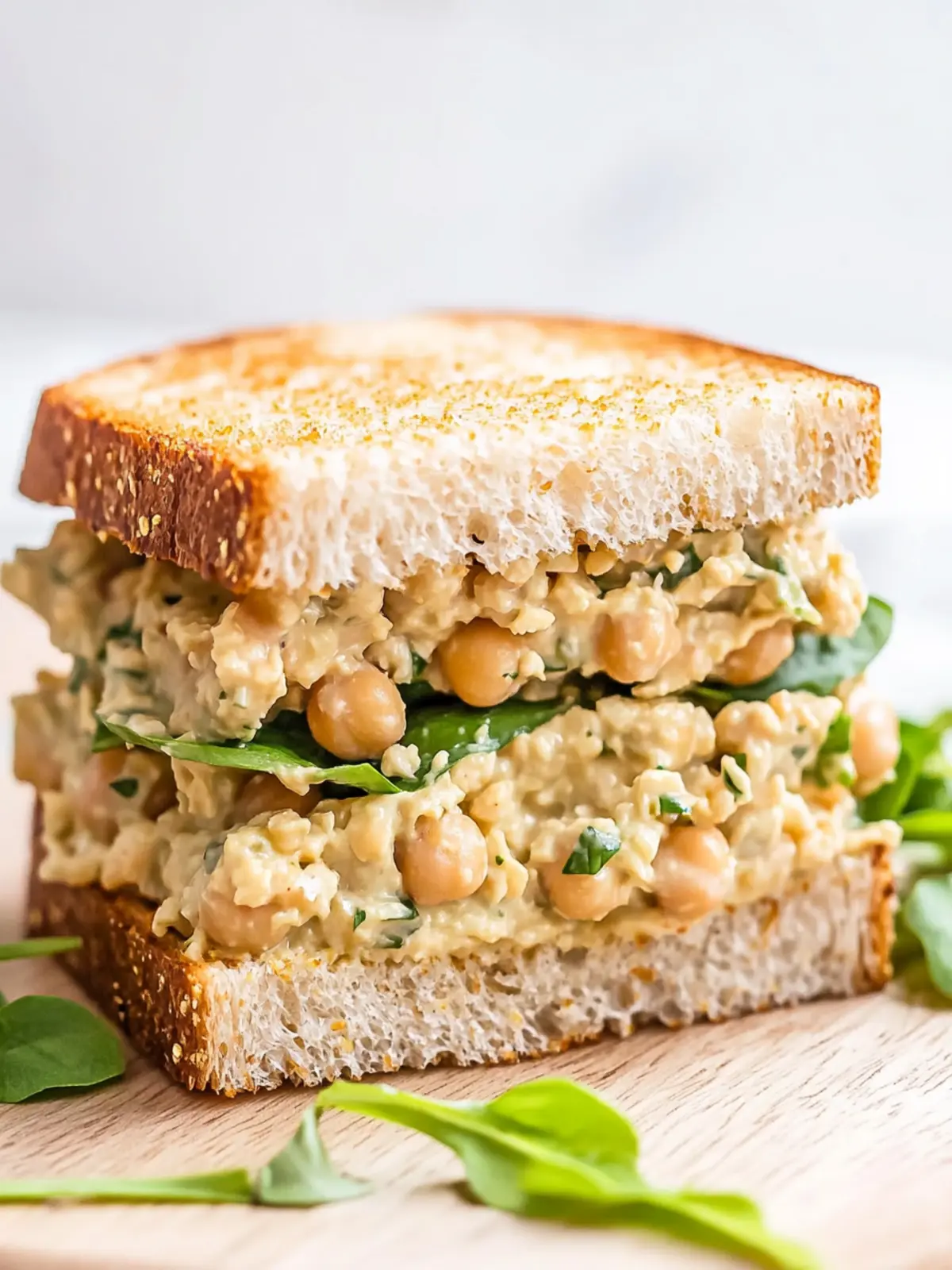 Crispy Chickpea Salad Sandwich for a Fresh Flavor Boost 3 Chickpea Salad Sandwich