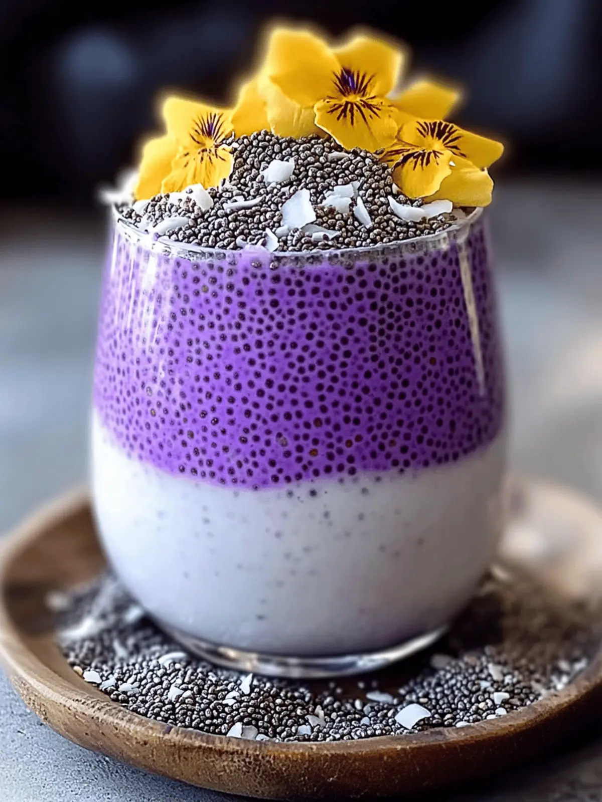 Ube & Coconut Chia Pudding Parfait for Easy Tropical Bliss 2 Ube & Coconut Chia Pudding Parfait