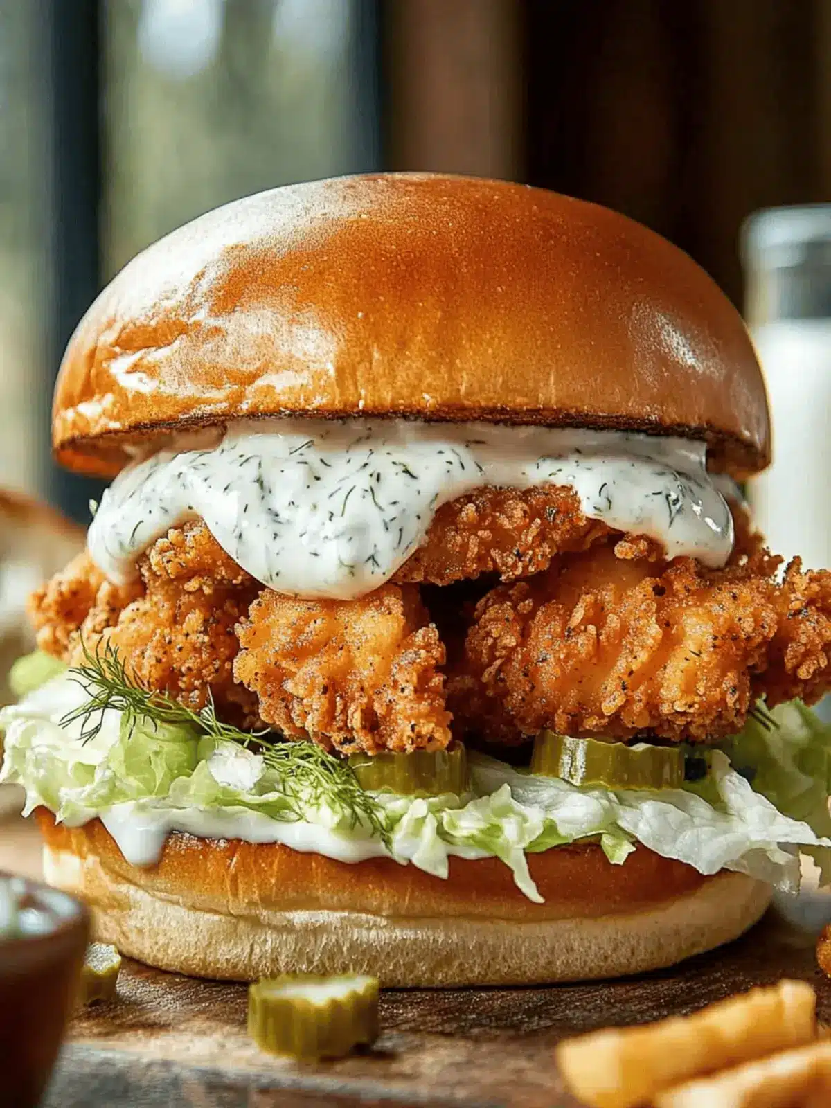 Mouthwatering Crispy Dill Chicken Sandwich to Savor Today 4 Crispy Dill Chicken Sandwich