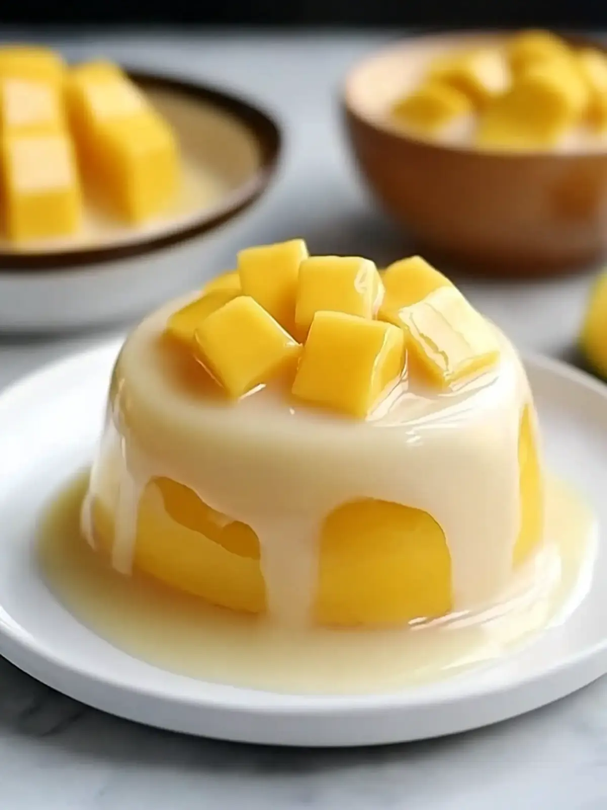 Creamy Mango Coconut Pudding That Dances on Your Tastebuds 2 Mango Coconut Pudding