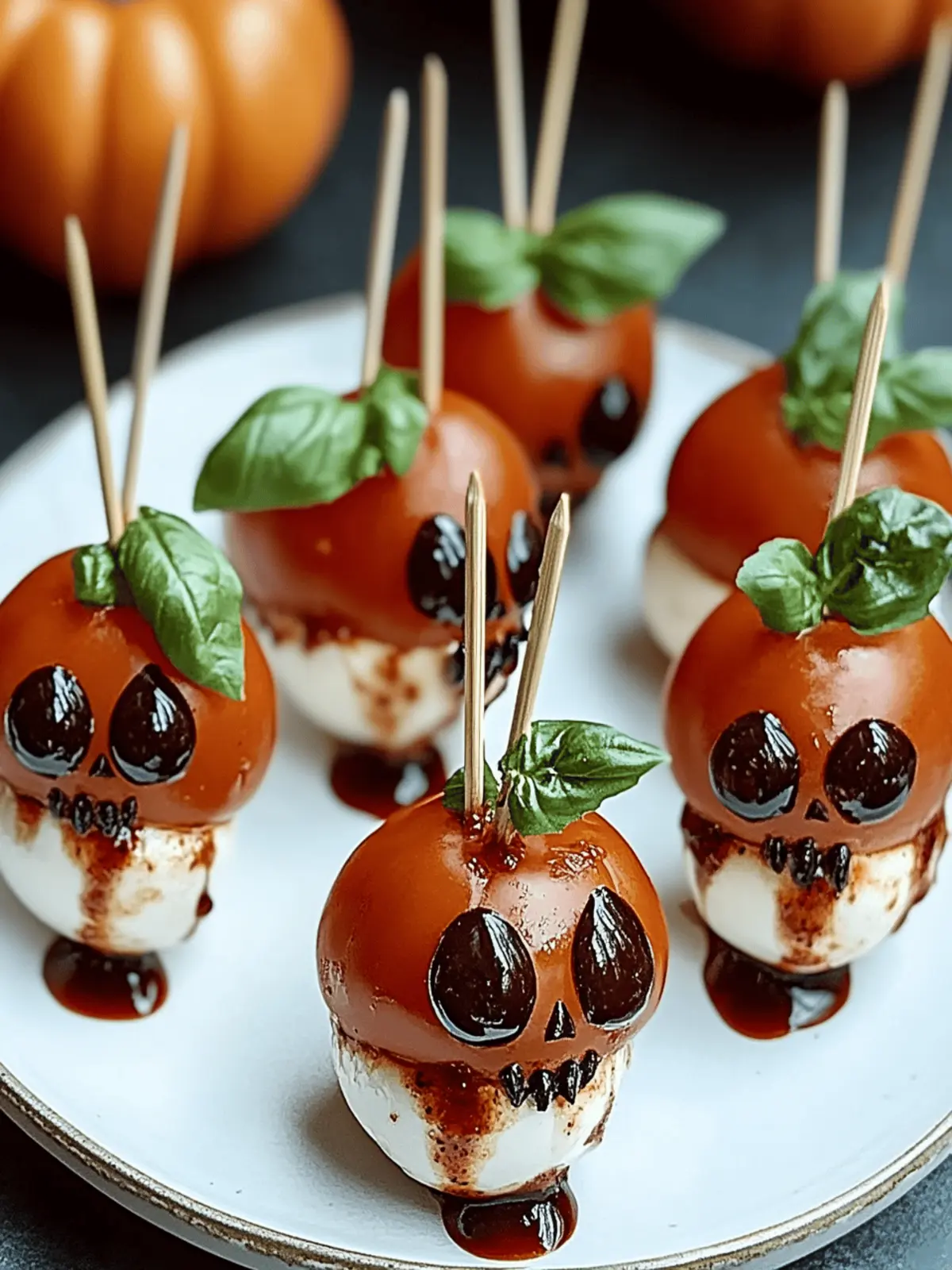 Creepy Halloween Caprese Salad Skewers to Thrill Your Guests 4 Halloween Caprese Salad Skewers