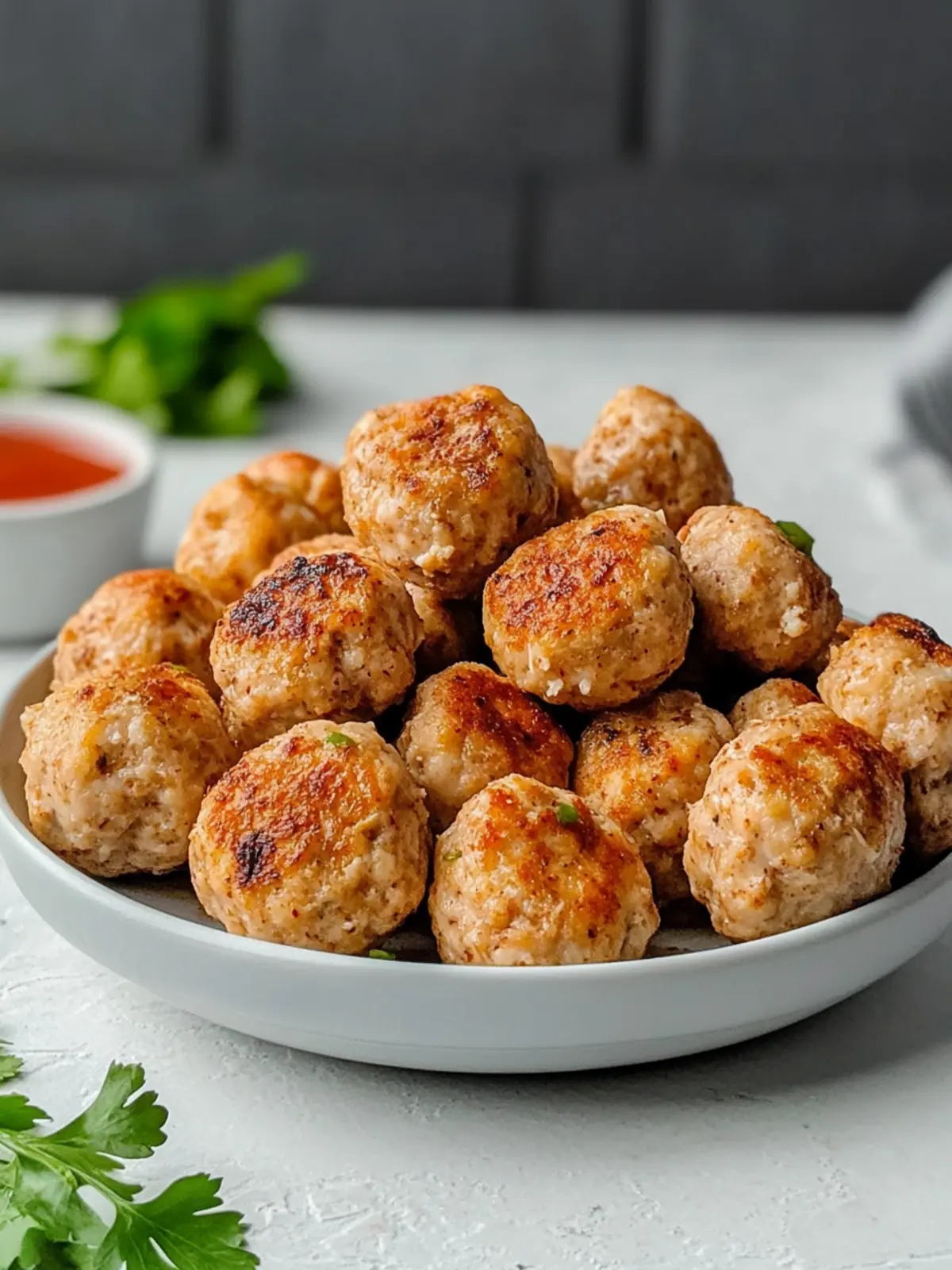 Tasty Air Fryer Chicken Meatballs for Effortless Weeknight Dinners 4 Air Fryer Chicken Meatballs