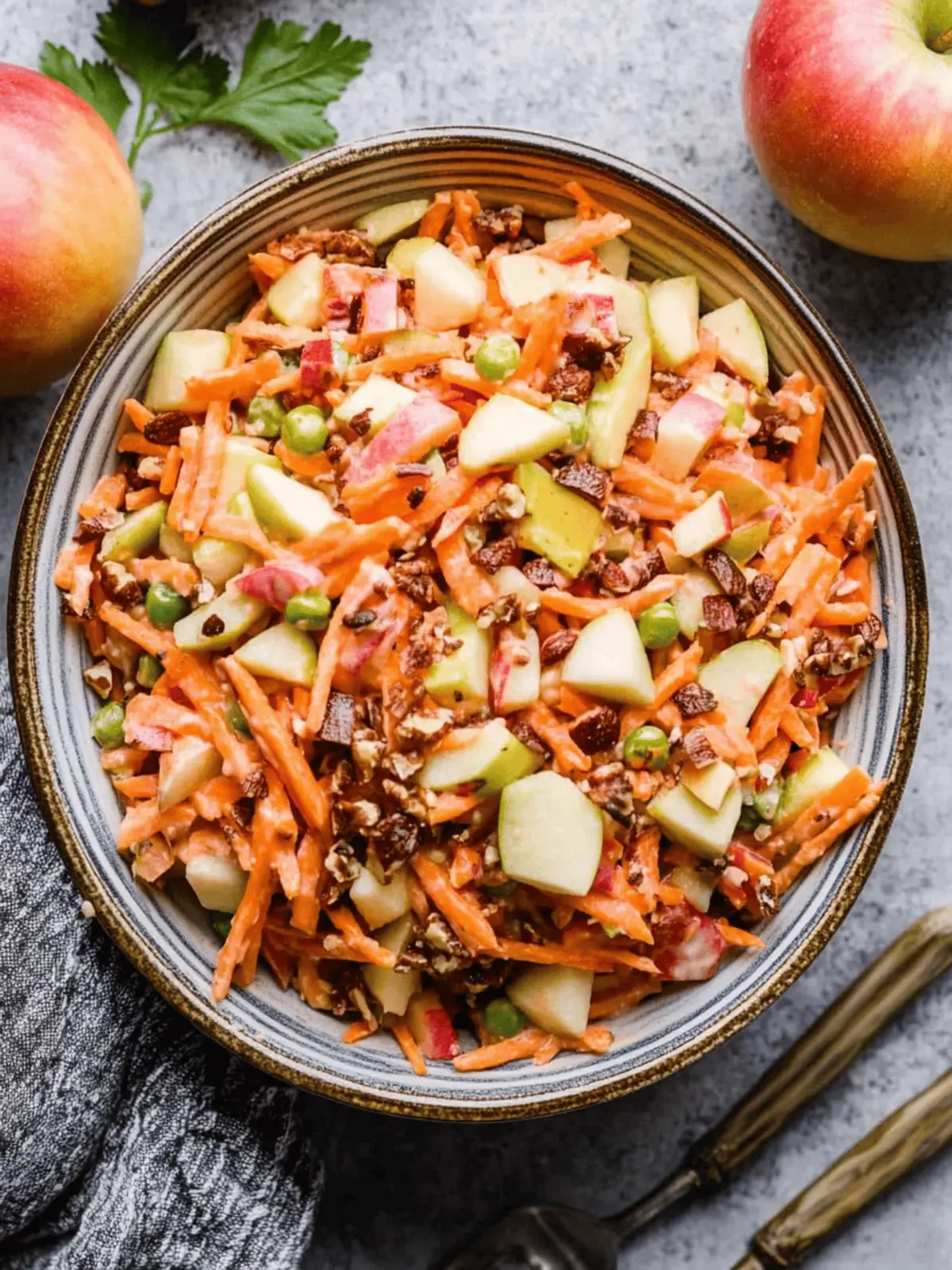 Carrot Apple Salad with Creamy Yogurt Twist You'll Love 4 Carrot Apple Salad