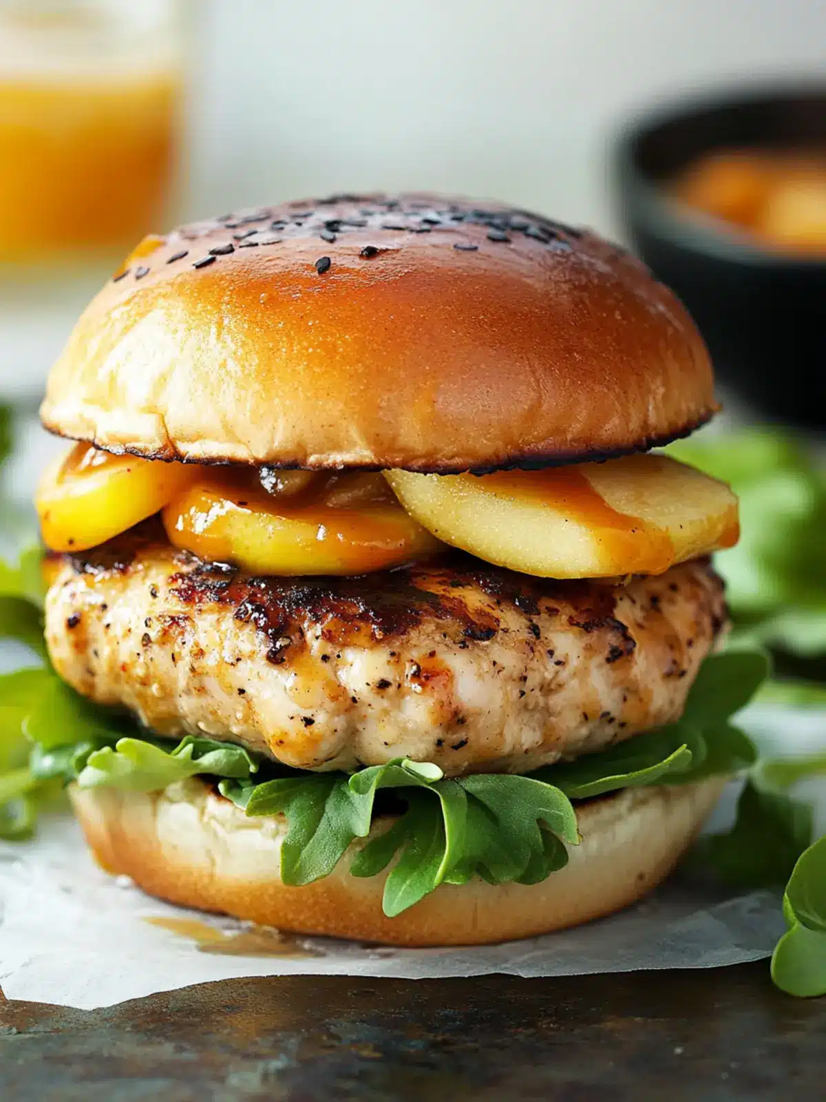 Maple Mustard Apple Chicken Burgers Your New Favorite Meal 2 Maple Mustard Apple Chicken Burgers