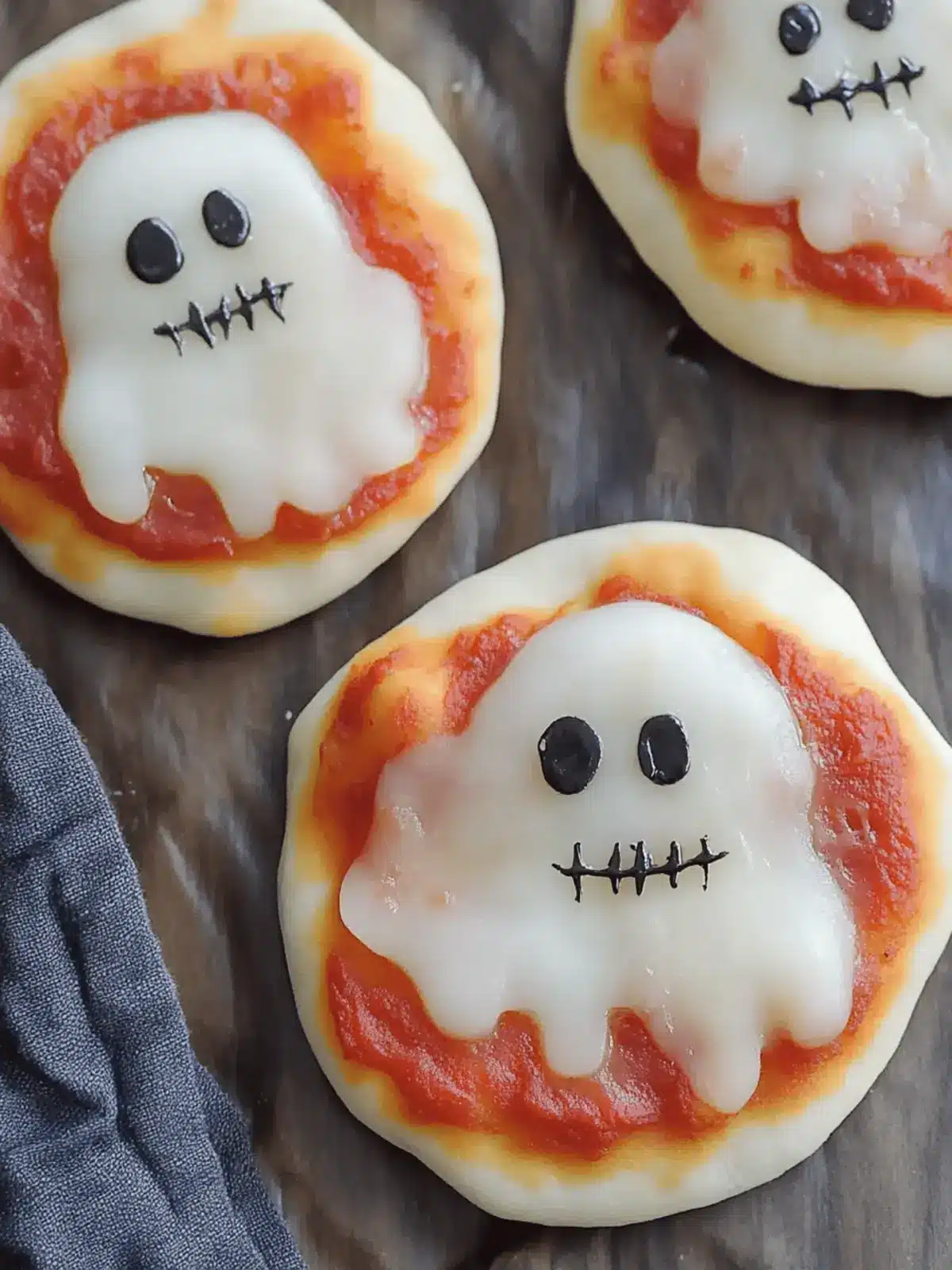 Spooktacular Mini Ghost Pizzas for a Hauntingly Fun Snack 2 Spooktacular Mini Ghost Pizzas