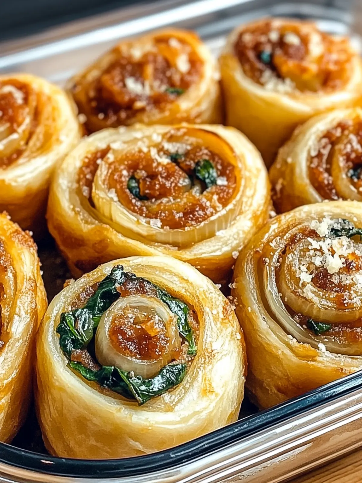 Mouthwatering Vegan Caramelized Onion & Spinach Pizza Rolls 3 Vegan Caramelized Onion & Spinach Pizza Rolls
