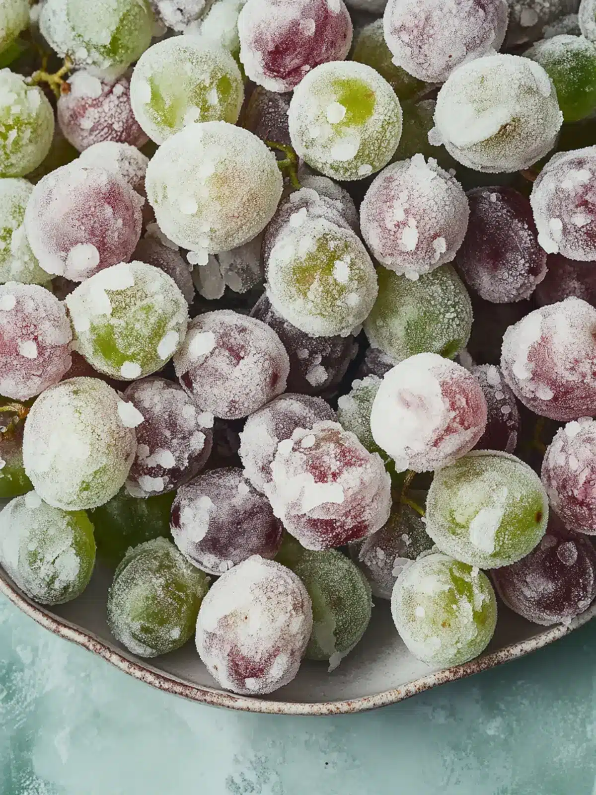Sour Candied Frozen Grapes for a Refreshing Sweet Treat 4 Sour Candied Frozen Grapes