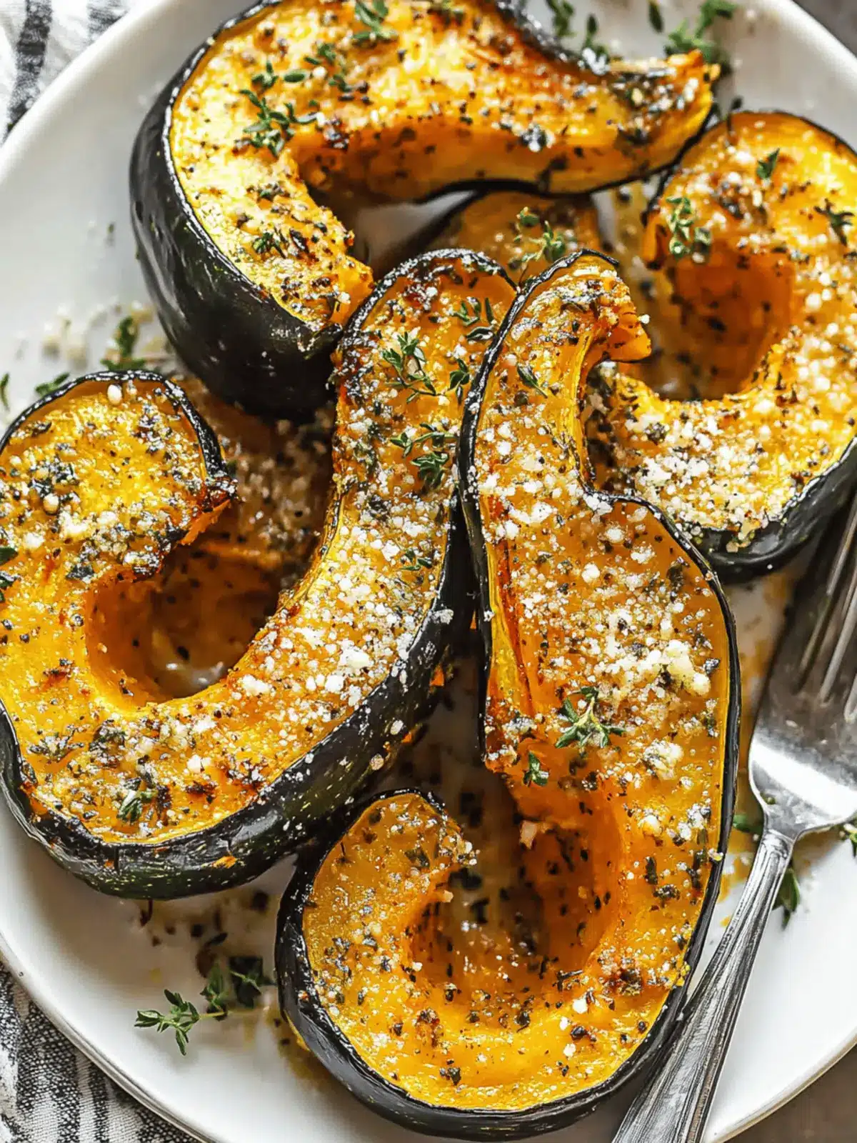 Irresistibly Delicious Parmesan Herb Roasted Acorn Squash 4 Parmesan Herb Roasted Acorn Squash