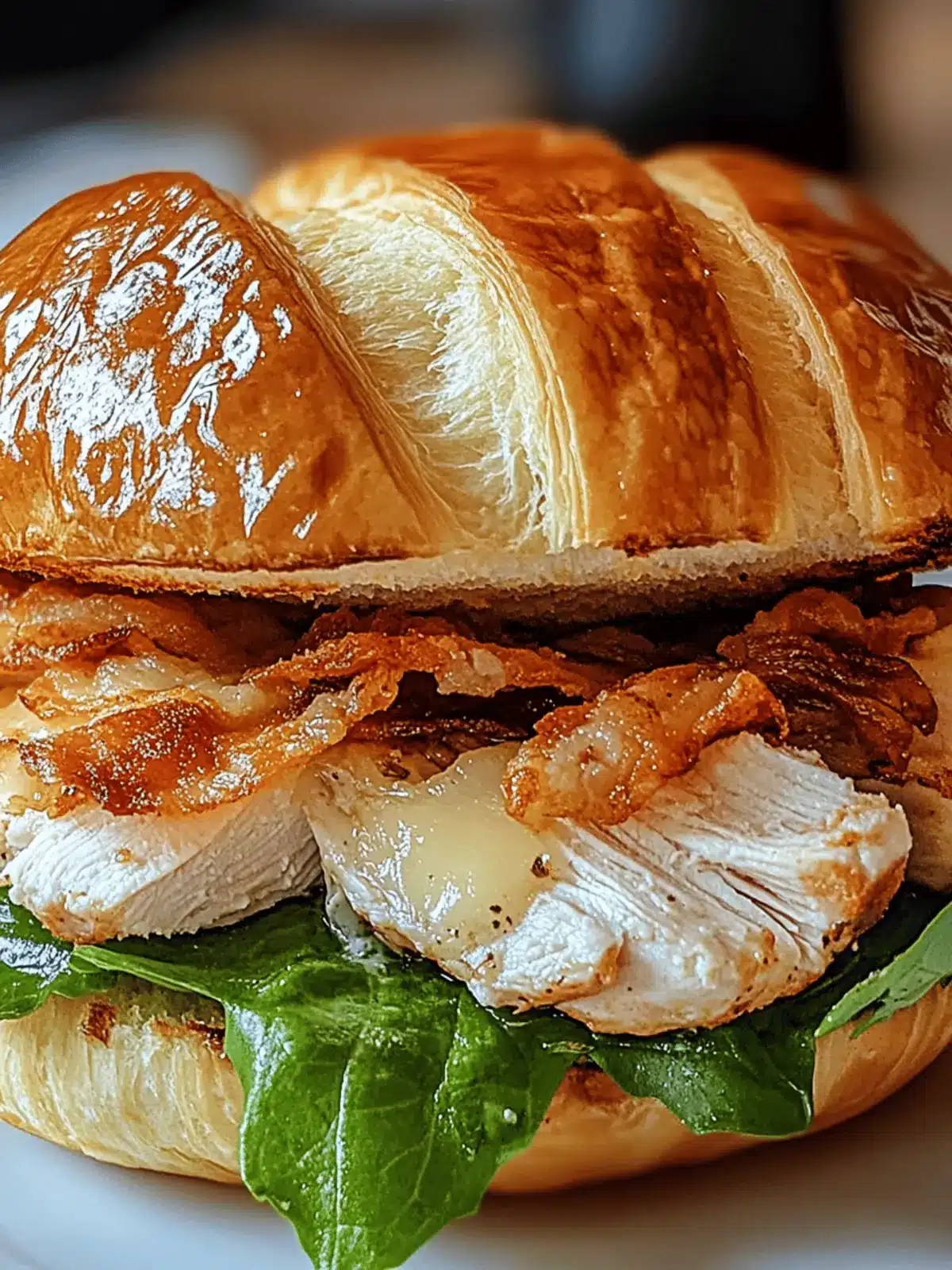 Irresistible Chicken Caesar Croissant Sandwich in Minutes 3 Chicken Caesar Croissant Sandwich