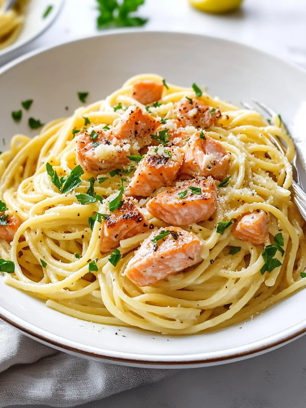 Creamy Smoked Salmon Pasta Carbonara in Just 10 Minutes 3 Smoked Salmon Pasta Carbonara