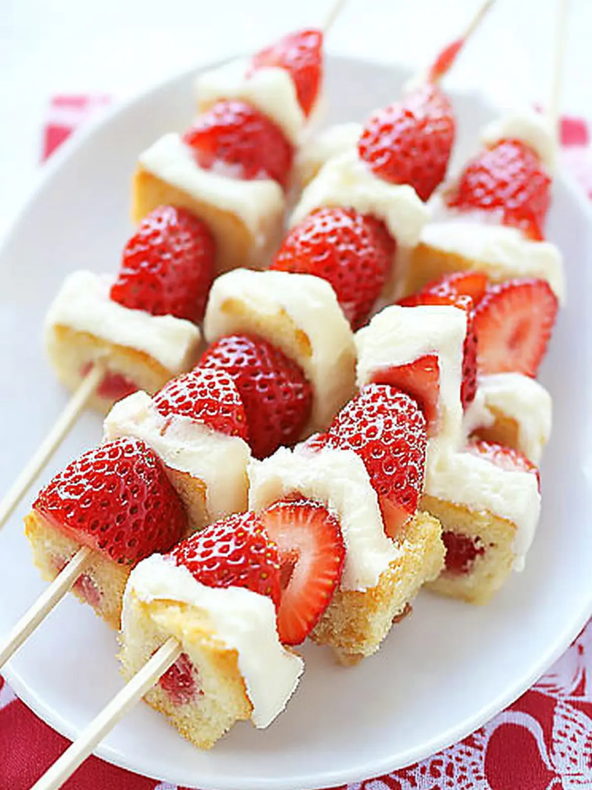 Delicious Strawberry Shortcake Kabobs for Sweet Summer Treats 3 Strawberry Shortcake Kabobs
