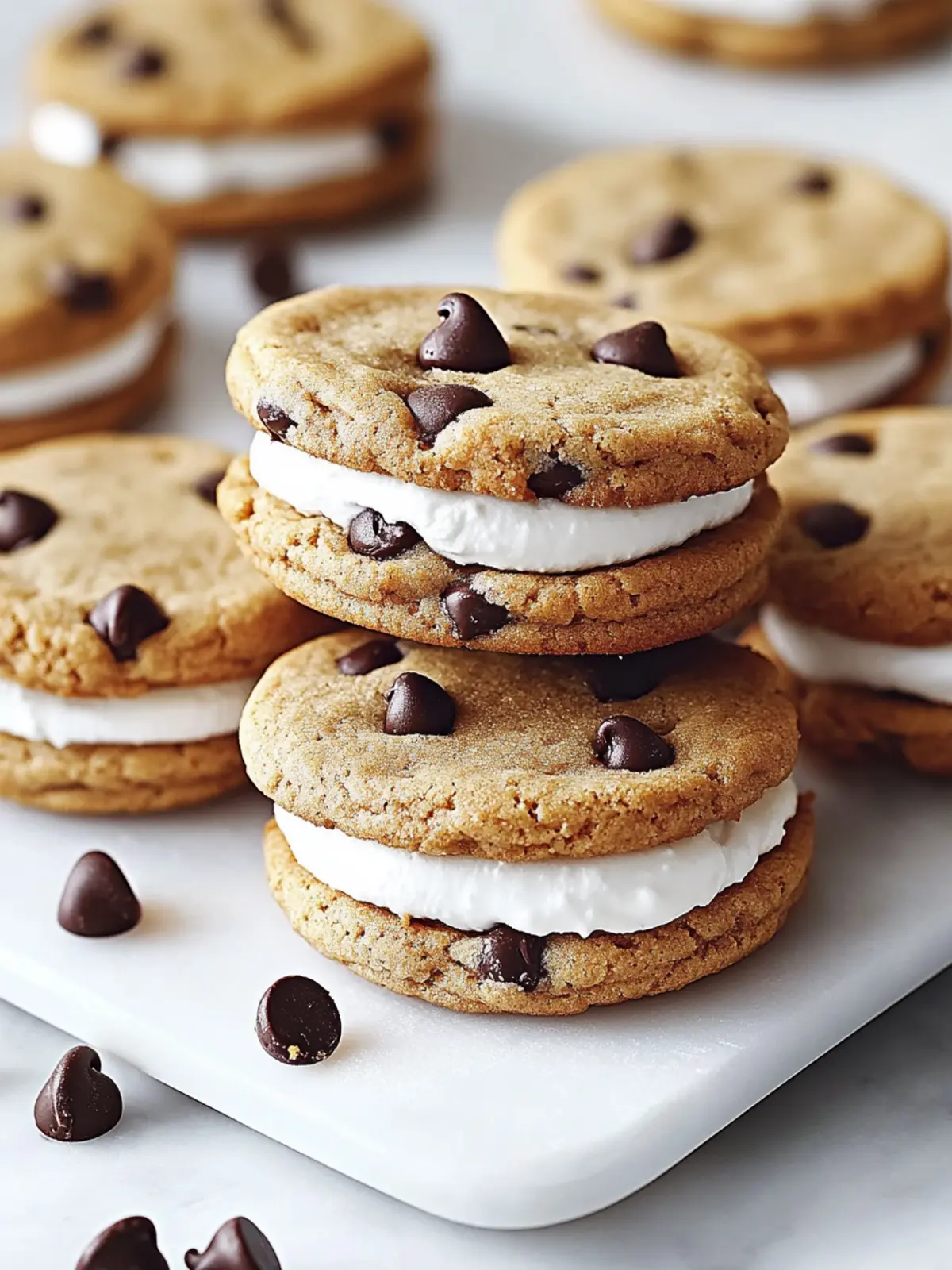 Decadent Mini Chocolate Chip Sandwich Cookies You ll Love 4 Mini Chocolate Chip Sandwich Cookies
