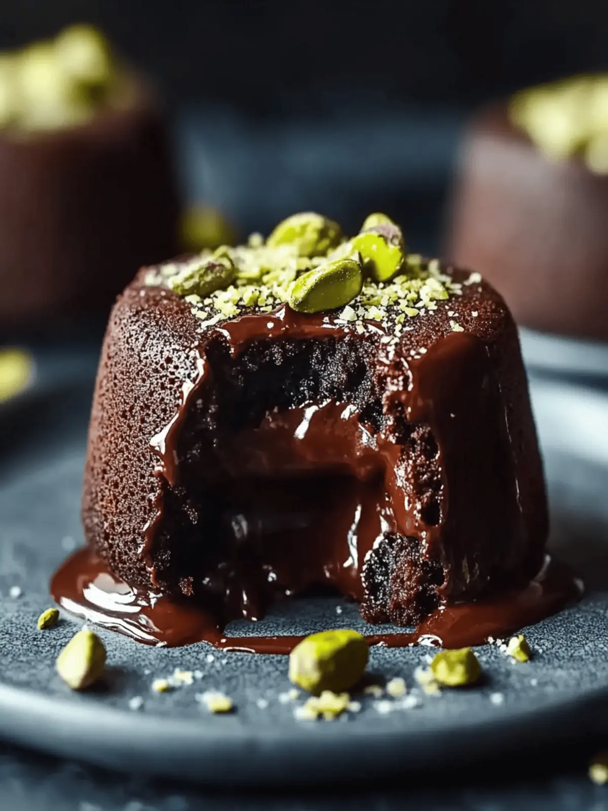 Decadent Pistachio Chocolate Lava Cakes You'll Love 4 Pistachio Chocolate Lava Cakes