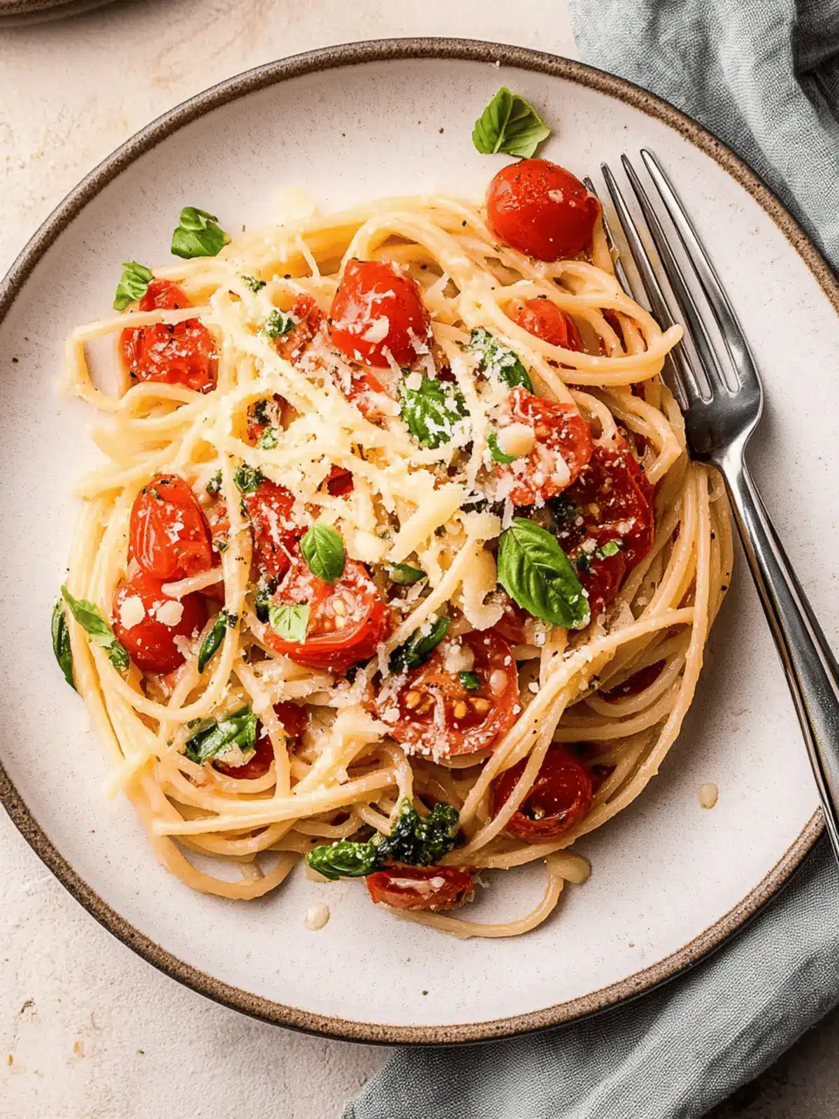 Quick and Easy Tomato Basil Pasta for Busy Weeknights 3 Tomato Basil Pasta