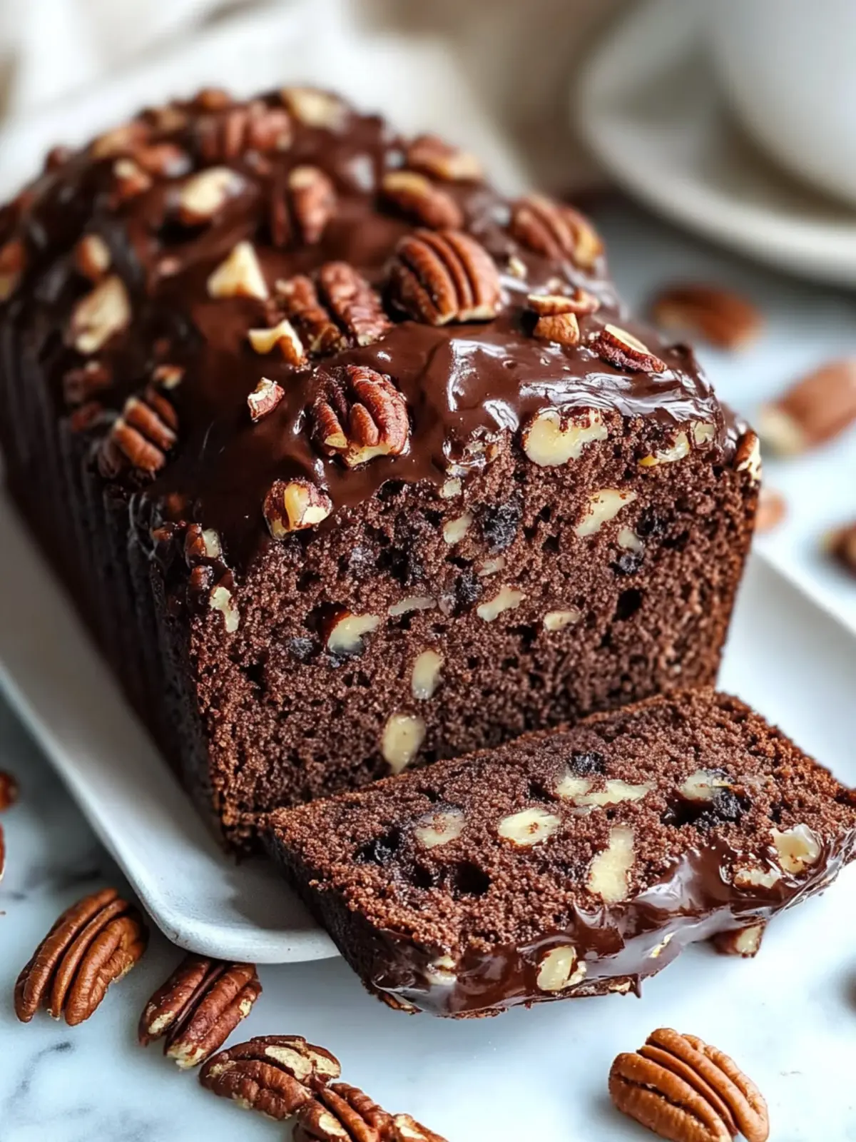 Luscious Chocolate Pecan Loaf: A Decadent Delight at Home 2 Luscious Chocolate Pecan Loaf