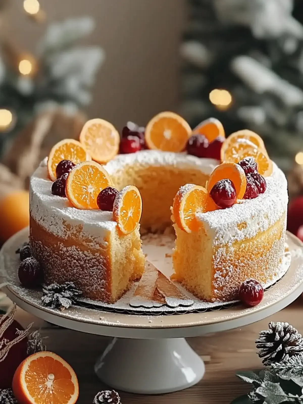 Light and Fluffy Christmas Orange Chiffon Cake to Brighten Your Holiday 3 Christmas Orange Chiffon Cake