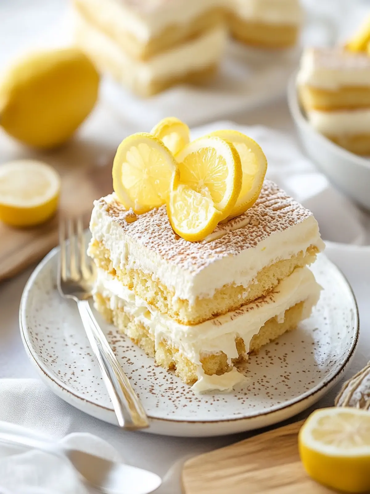 Lemon Tiramisu Bliss: A Refreshing Twist on a Classic Dessert 3 Lemon Tiramisu