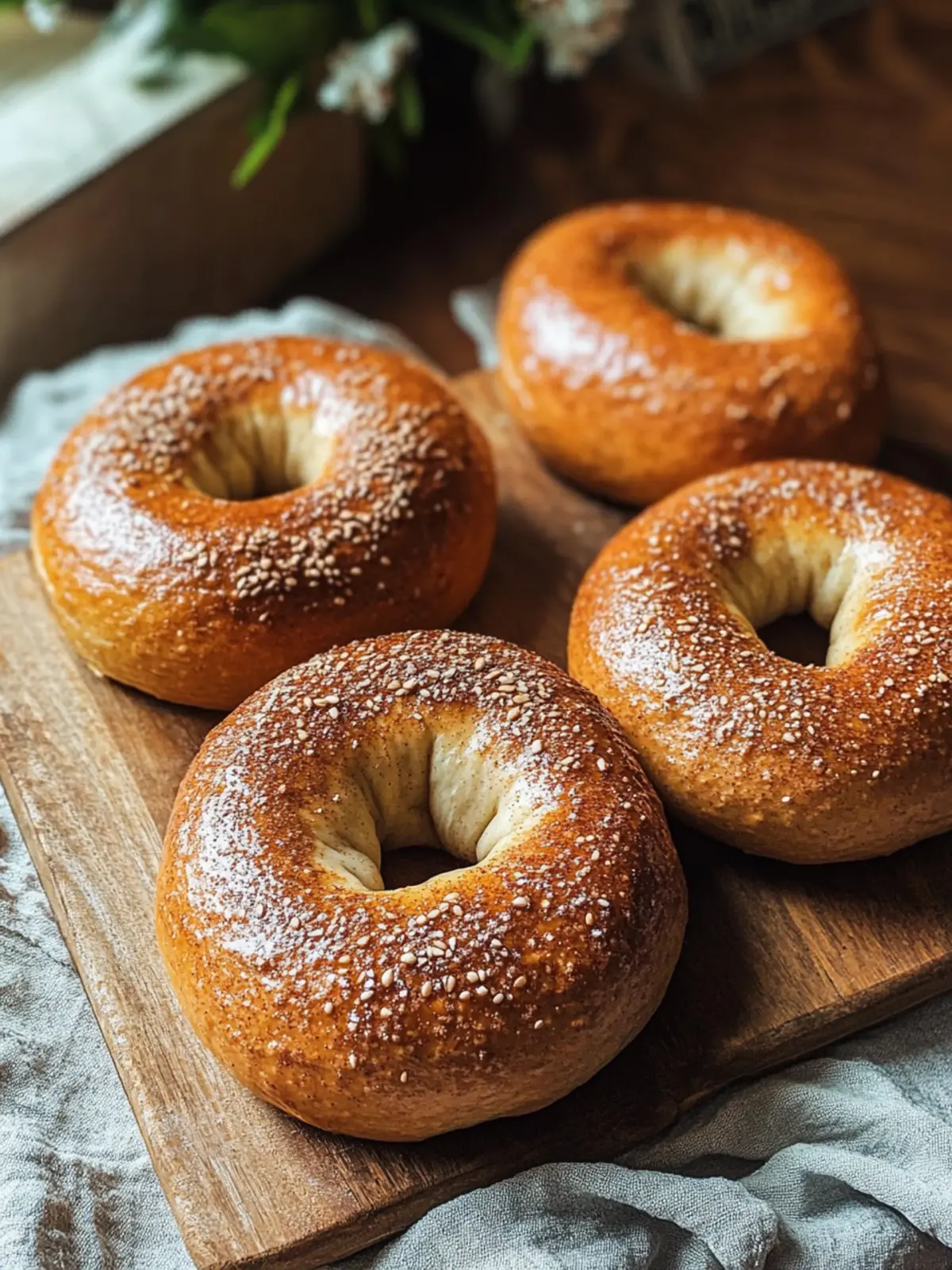 Deliciously Fluffy Cinnamon Bagels You Can Make at Home 3 Cinnamon Bagels
