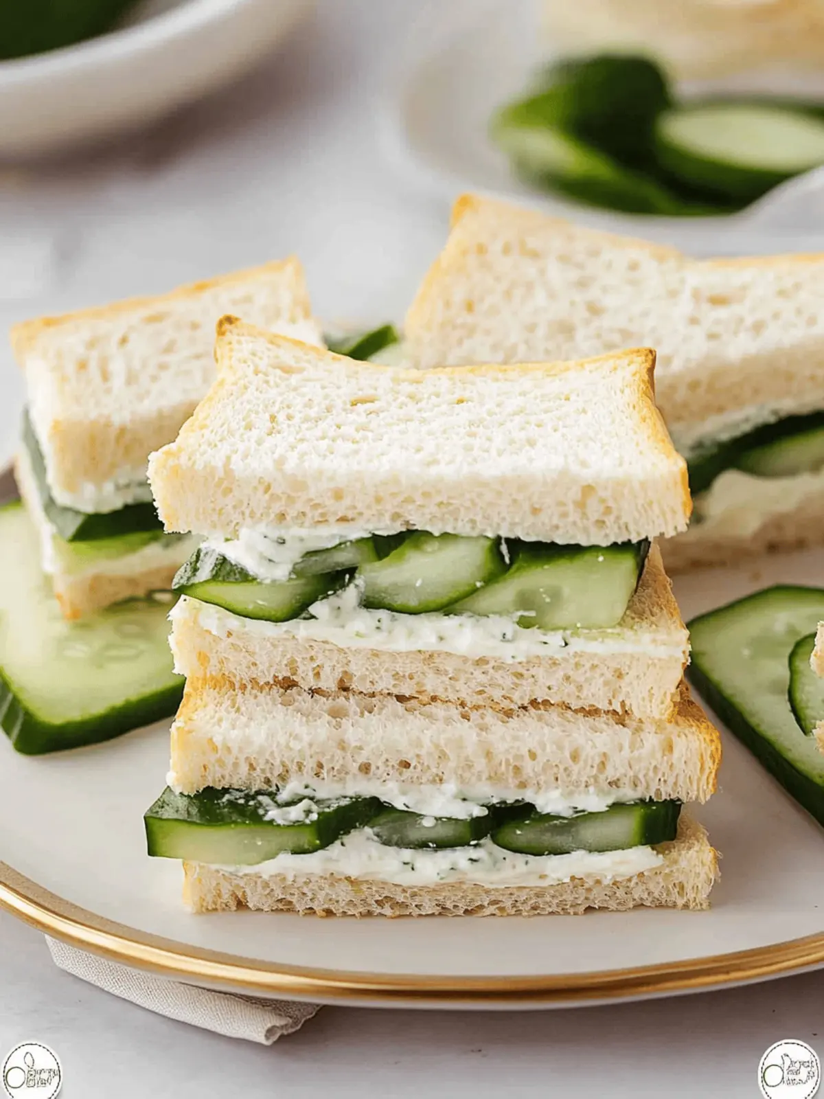 Delicious Cucumber Sandwiches for Fresh Flavorful Snacking 4 Cucumber Sandwiches