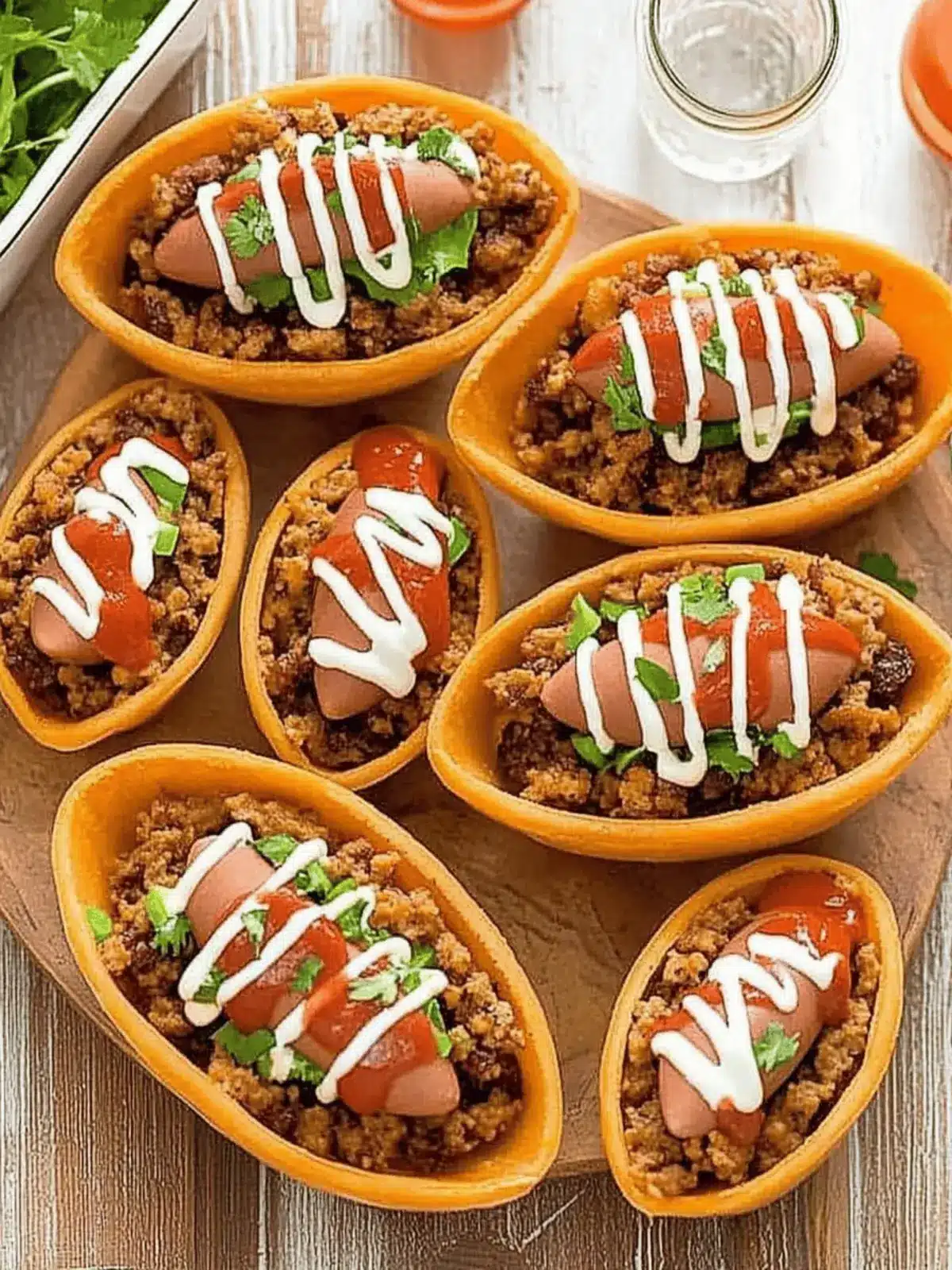 BBQ Taco Football Boats for Game Day Fun and Flavor 3 BBQ Taco Football Boats