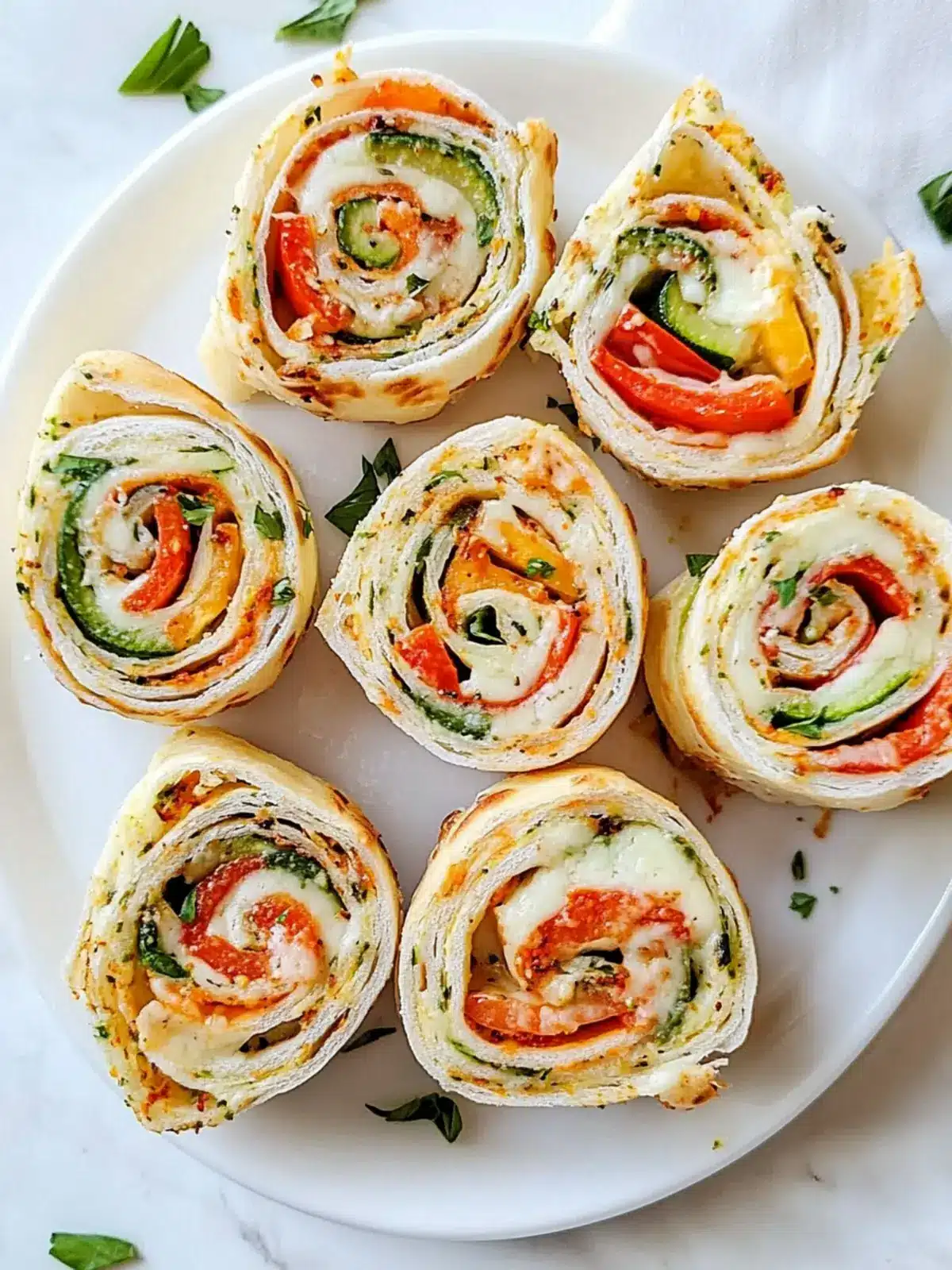 Delicious Veggie Pizza Pinwheels for Easy Snack Joy 3 Veggie Pizza Pinwheels
