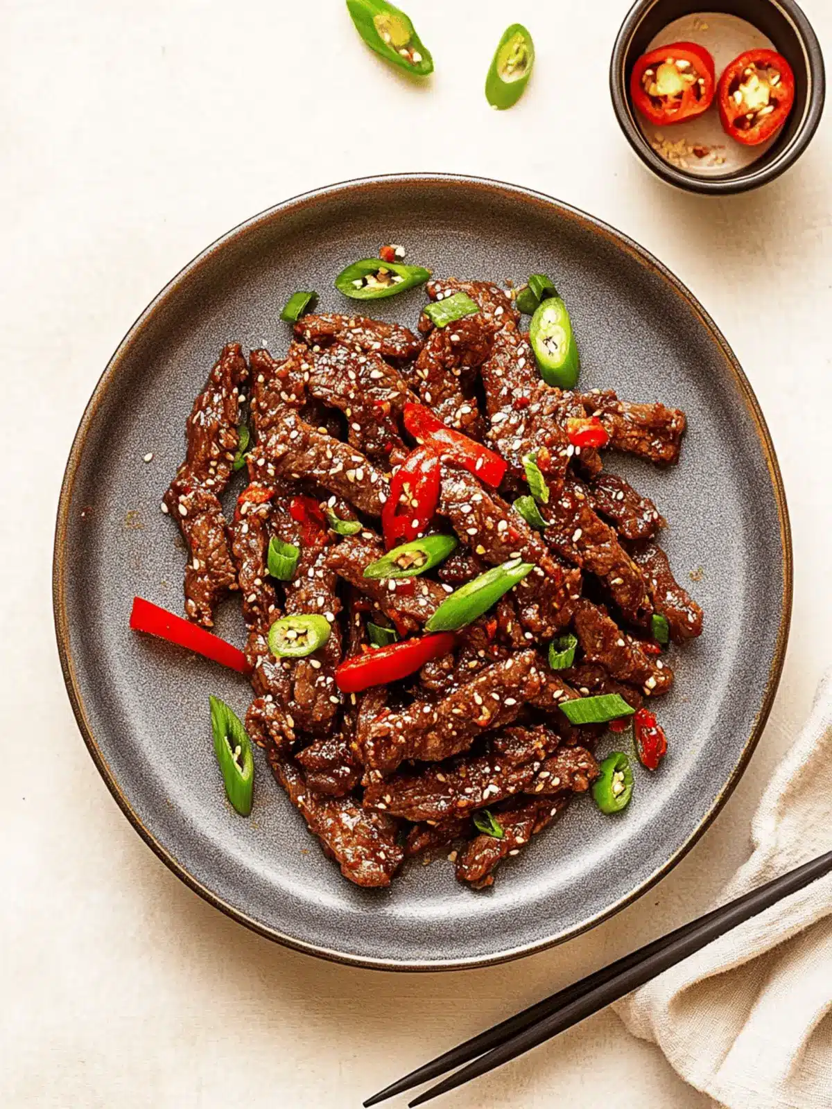 Crispy Shredded Chili Beef: Quick Takeout Flavor at Home 3 Crispy Shredded Chili Beef