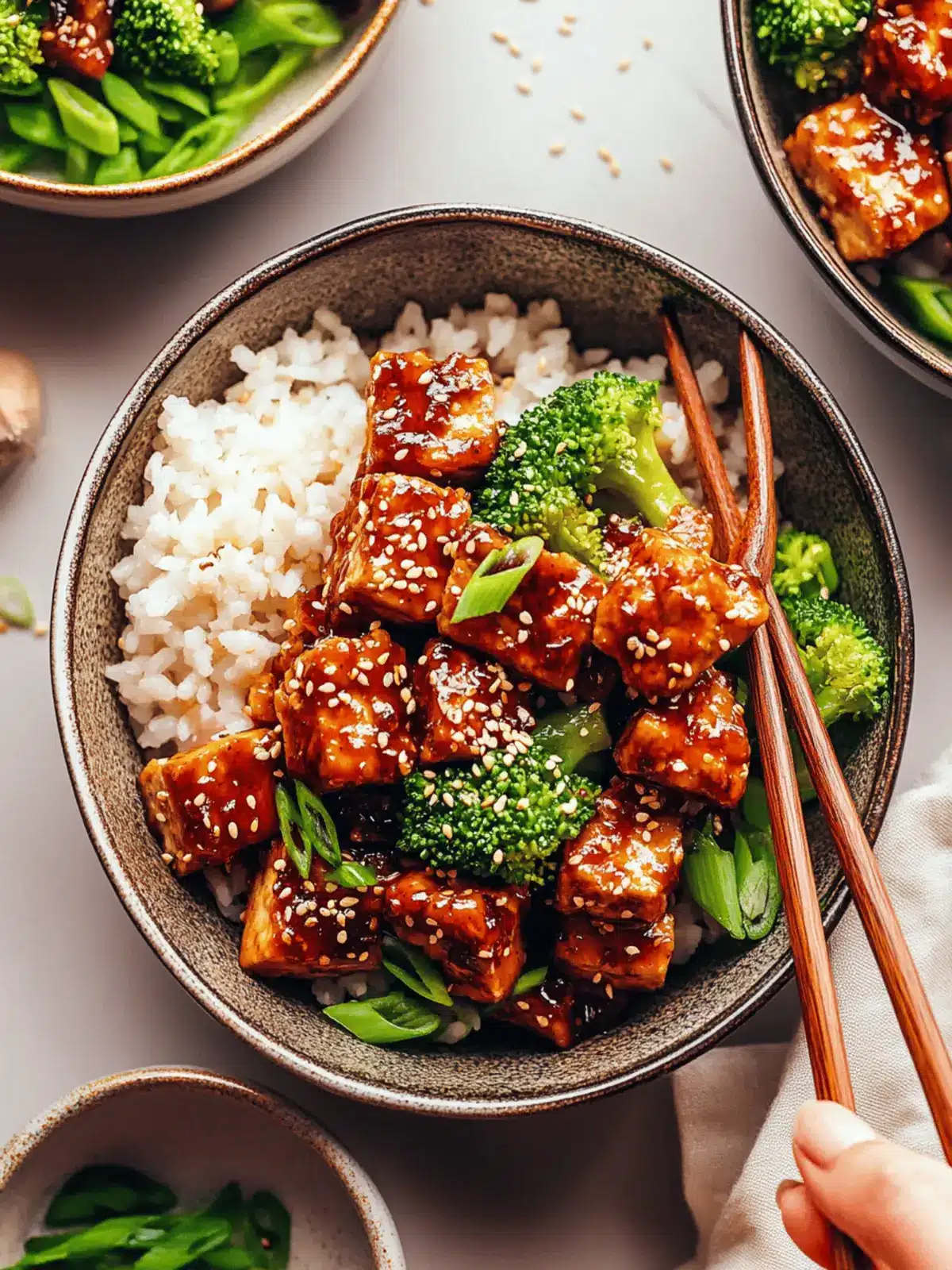 Spicy Garlicky Sesame Tofu: A Quick Vegan Flavor Explosion 2 Spicy Garlicky Sesame Tofu