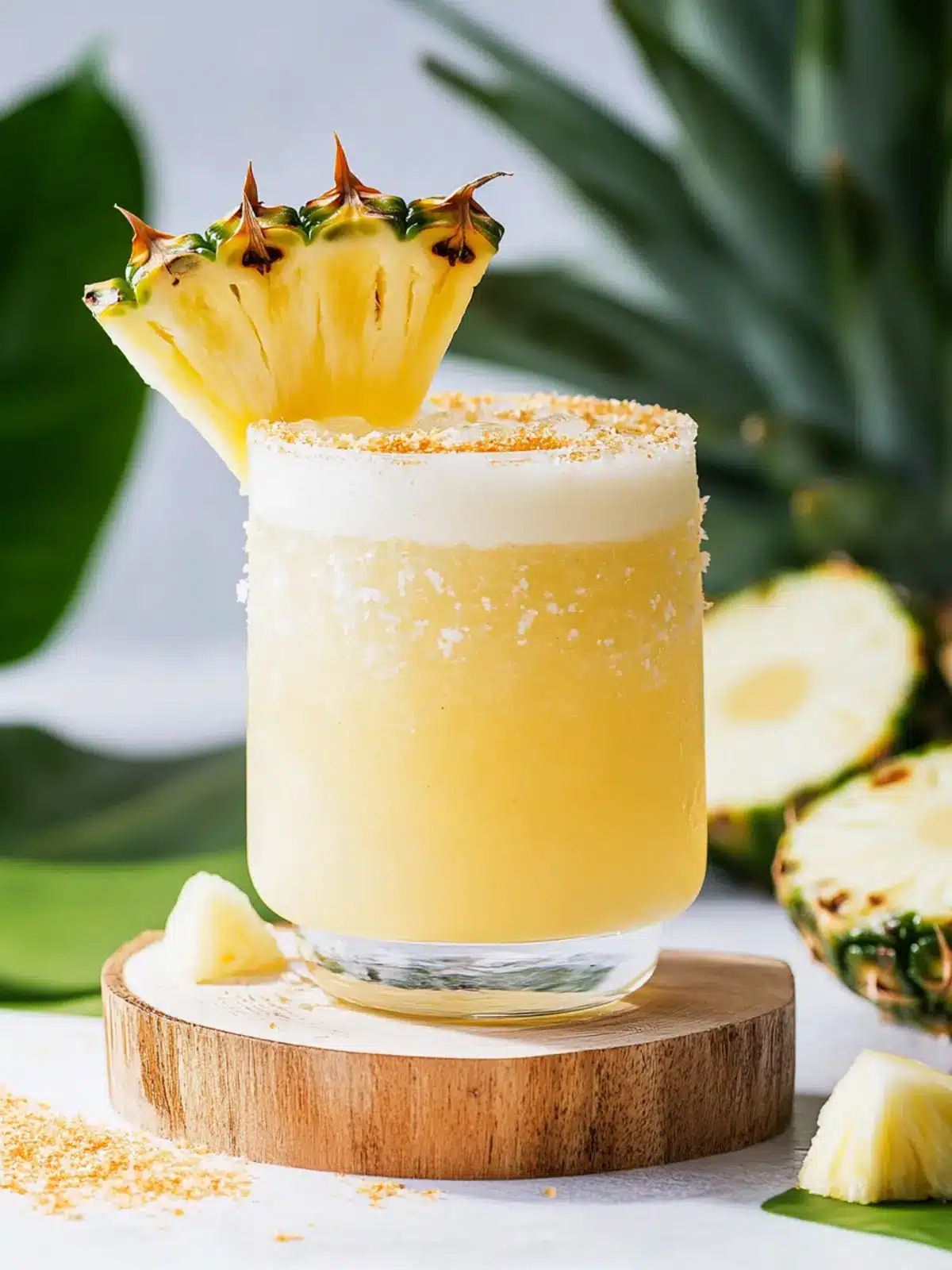 Refreshing Pineapple Mocktail: A Tropical Escape at Home 4 Pineapple Mocktail