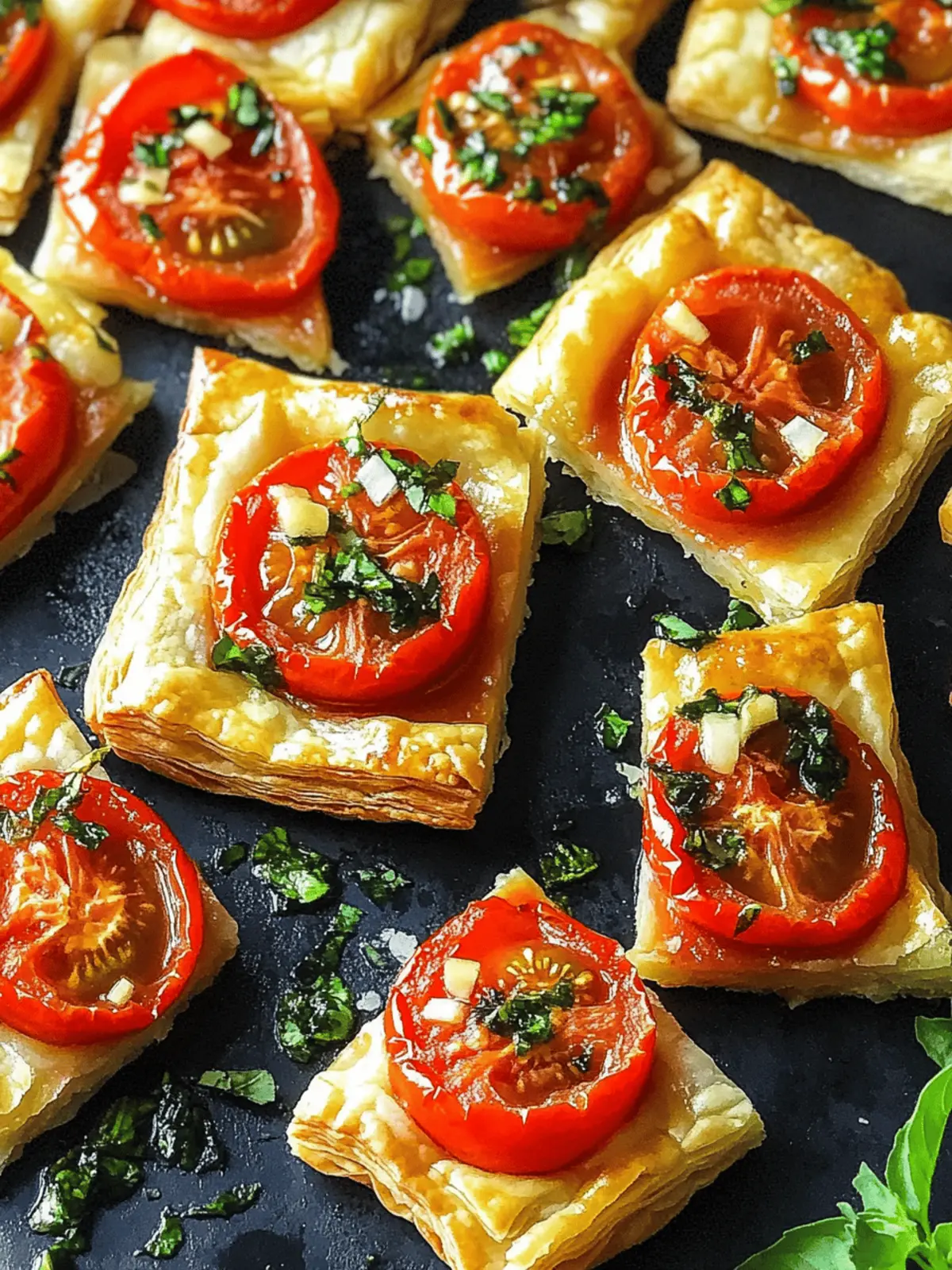 Savory Tomato Tart with Puff Pastry for Easy Summer Entertaining 4 Tomato Tart with Puff Pastry