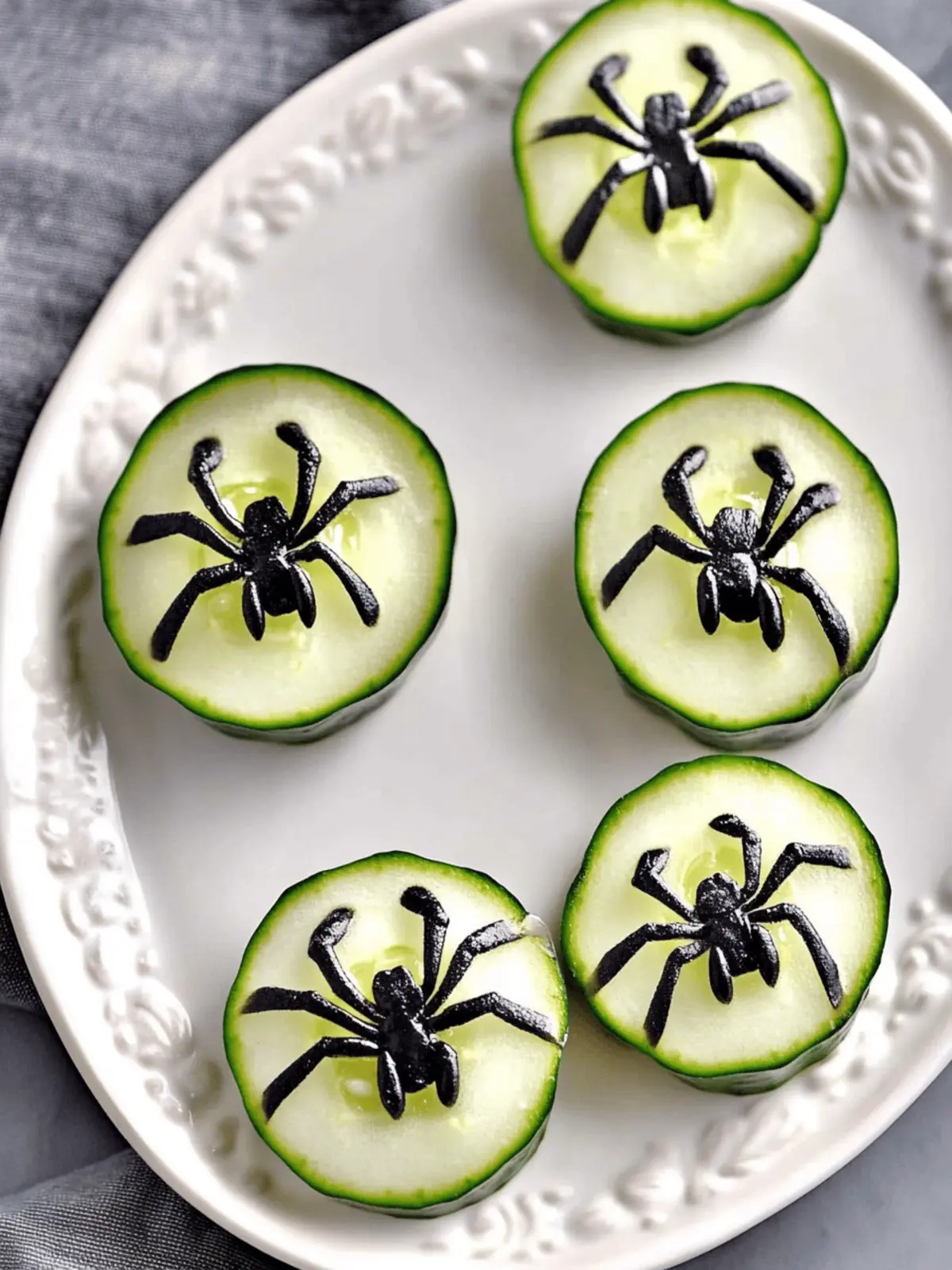 Keto Spider Cucumber Bites That Wow Your Halloween Guests 2 Keto Spider Cucumber