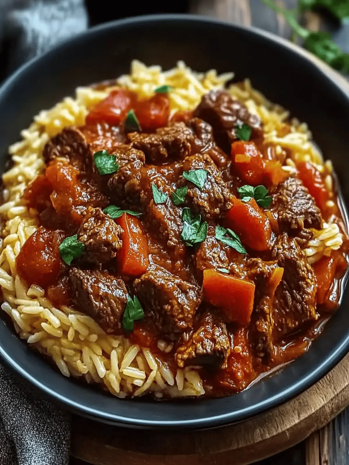 Savory Beef Giouvetsi: A Comforting Twist on Greek Classics 3 Beef Giouvetsi