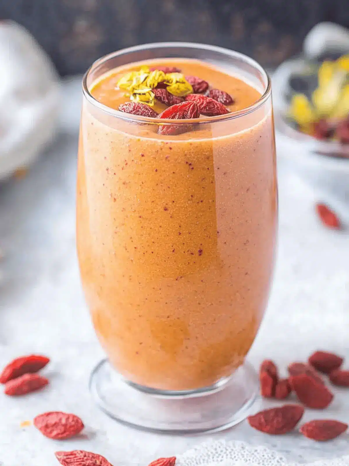 Revitalize Your Day with a Creamy Goji Berry Smoothie 2 Goji Berry Smoothie