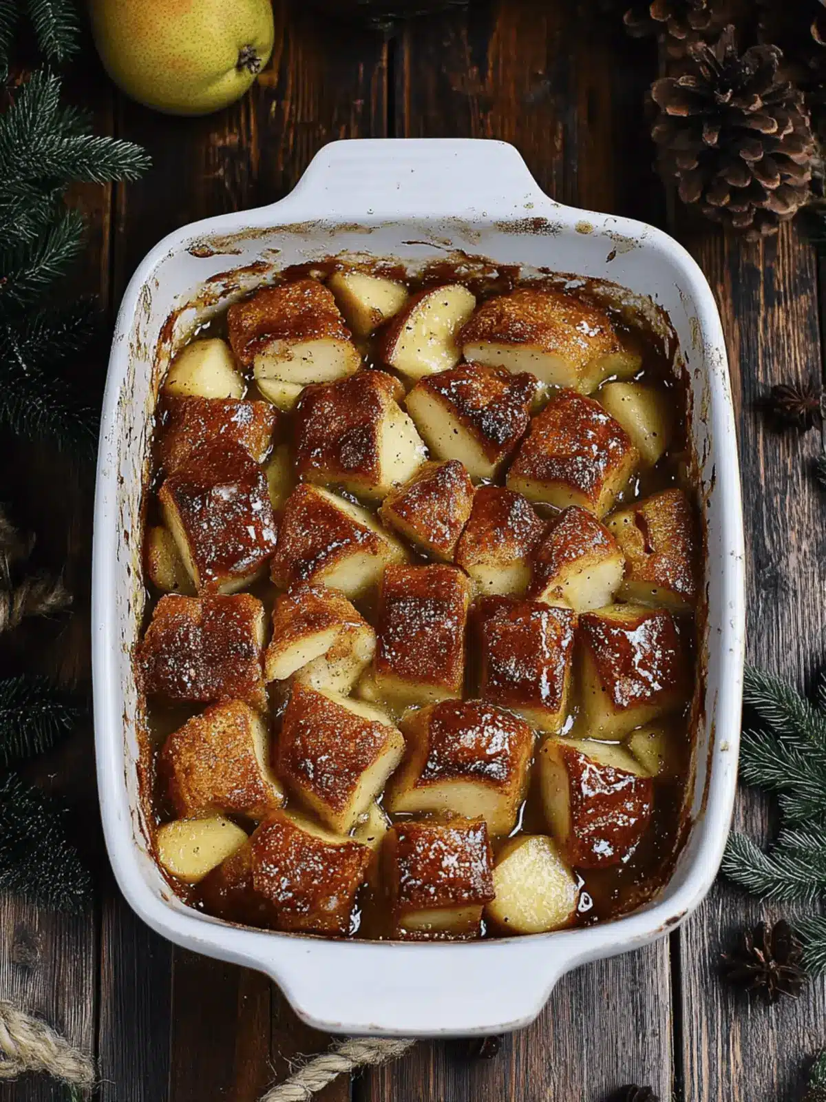 Delicious Cardamom Pear Bread Pudding You ll Crave Tonight 2 Cardamom Pear Bread Pudding