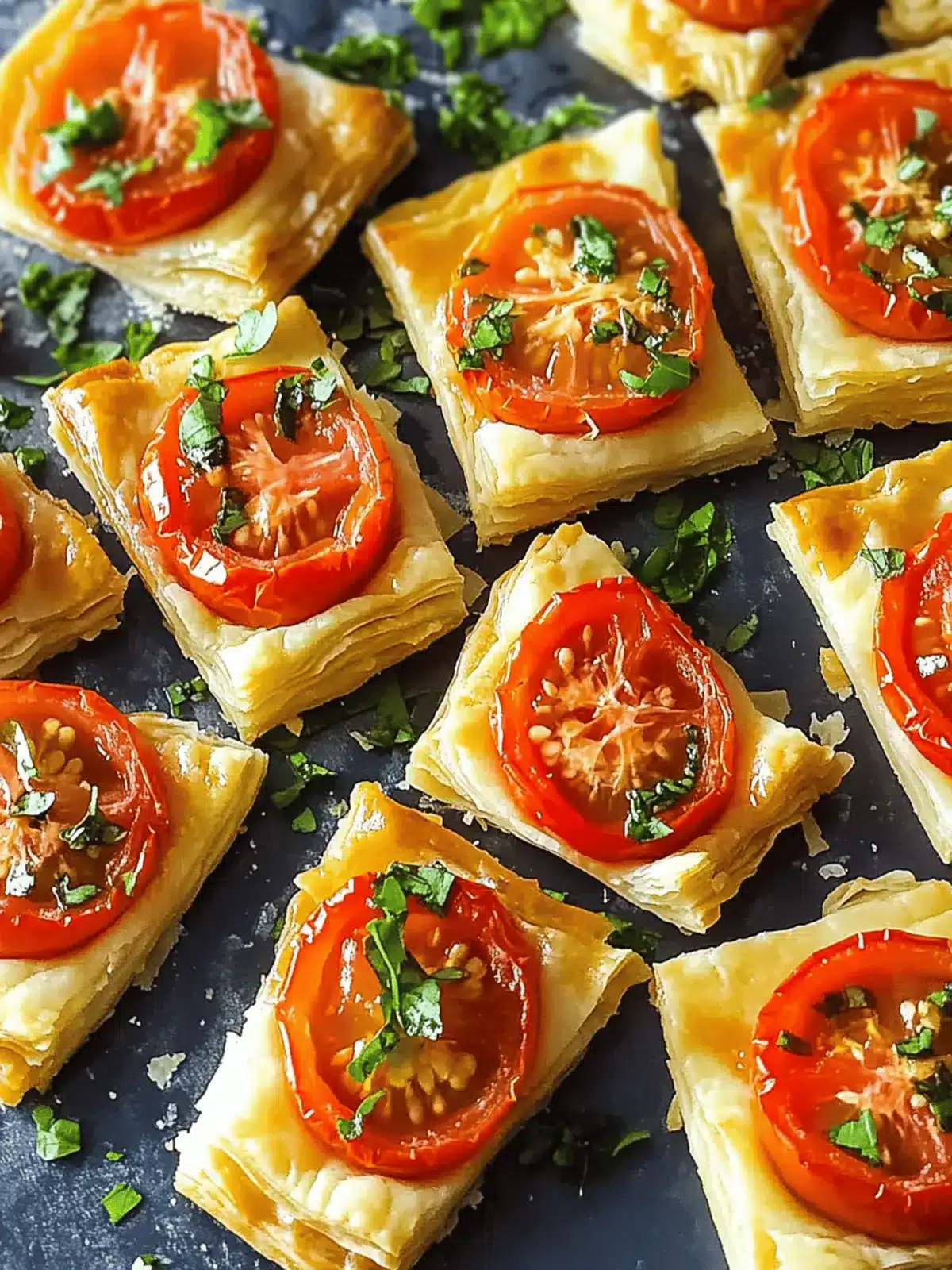 Savory Tomato Tart with Puff Pastry for Easy Summer Entertaining 2 Tomato Tart with Puff Pastry