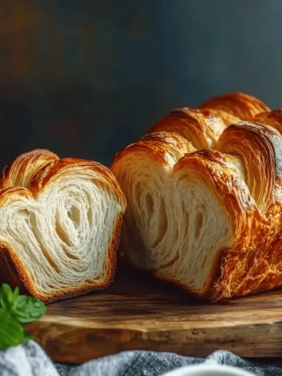Croissant Bread Bliss: Indulge in this Soft, Flaky Delight 4 Croissant Bread