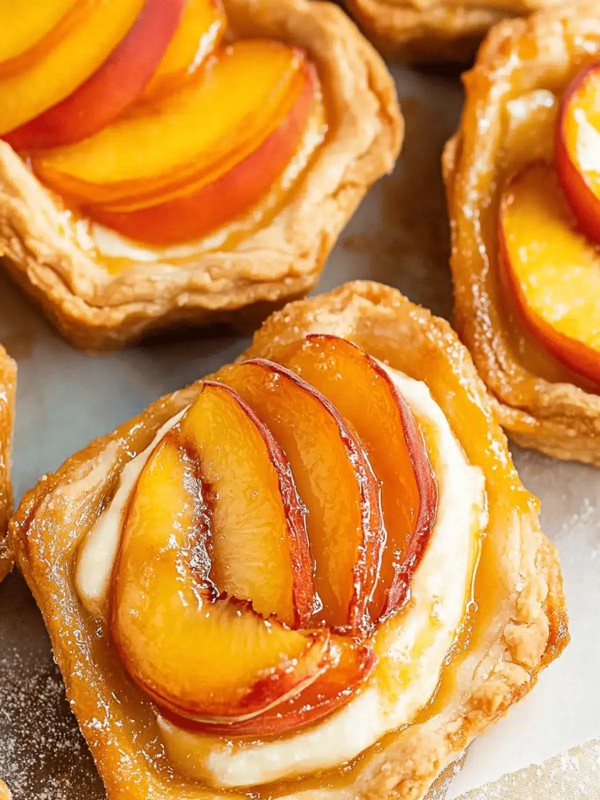 Delicious Peach and Cream Cheese Mini Tarts to Savor Today 2 Peach and Cream Cheese Mini Tarts