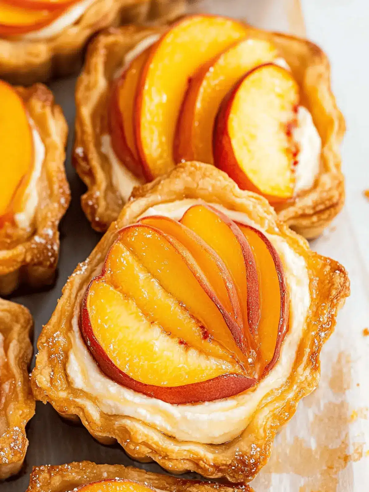 Delicious Peach and Cream Cheese Mini Tarts to Savor Today 4 Peach and Cream Cheese Mini Tarts