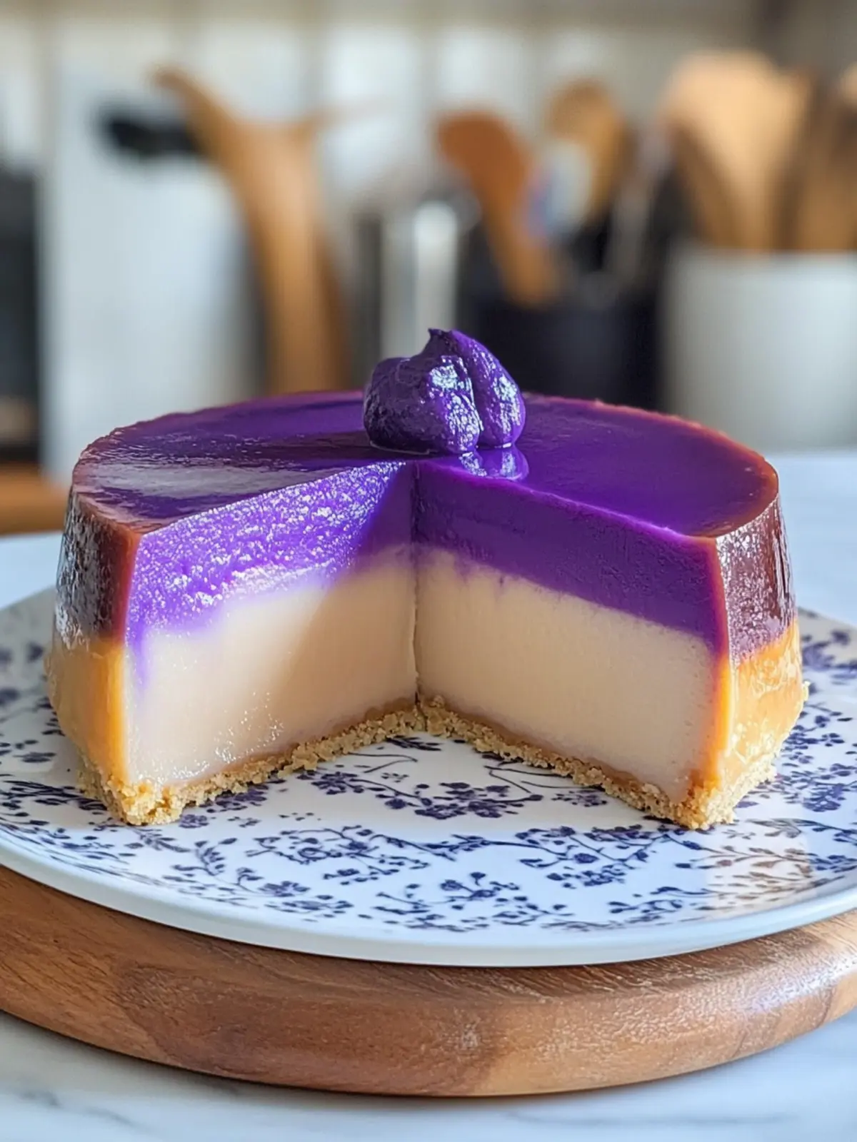 Delicious Ube Leche Flan Cake You'll Crave Again and Again 2 Ube Leche Flan Cake