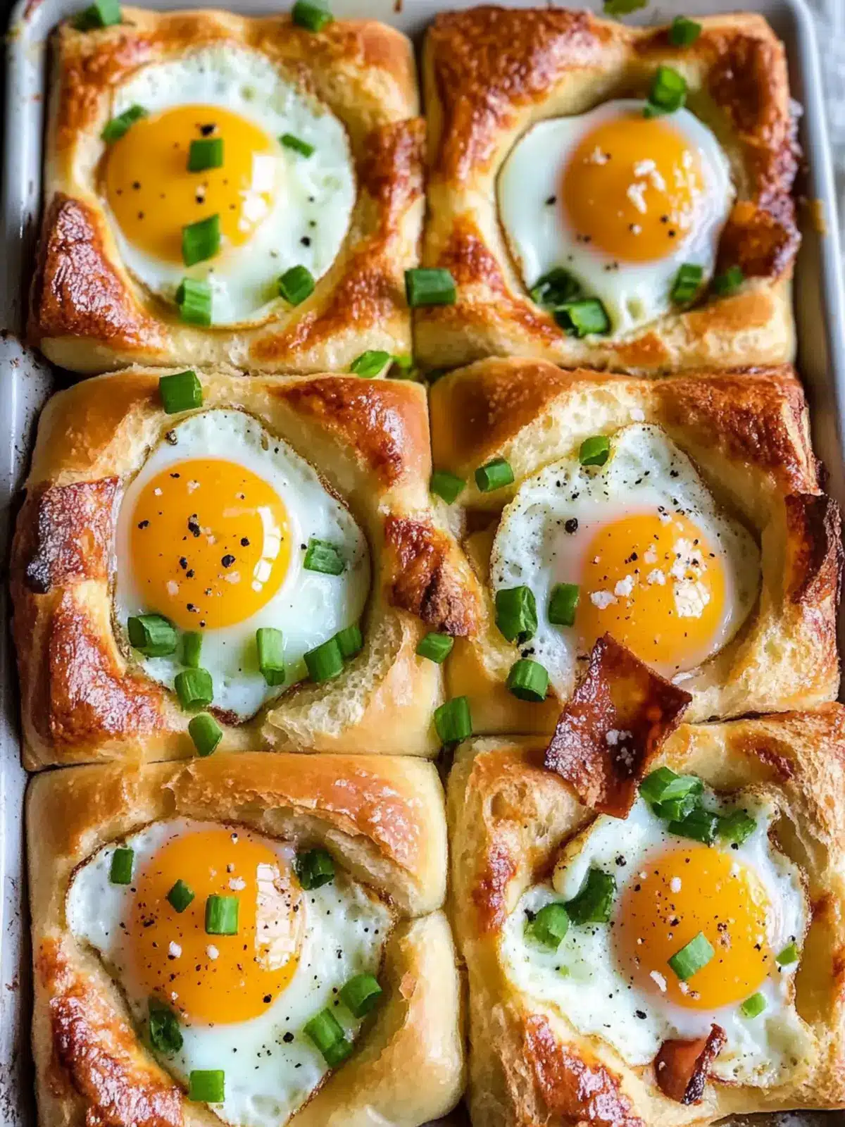 Delicious Egg in a Hole Bake with Dinner Rolls You ll Love 4 Egg in a Hole Bake with Dinner Rolls