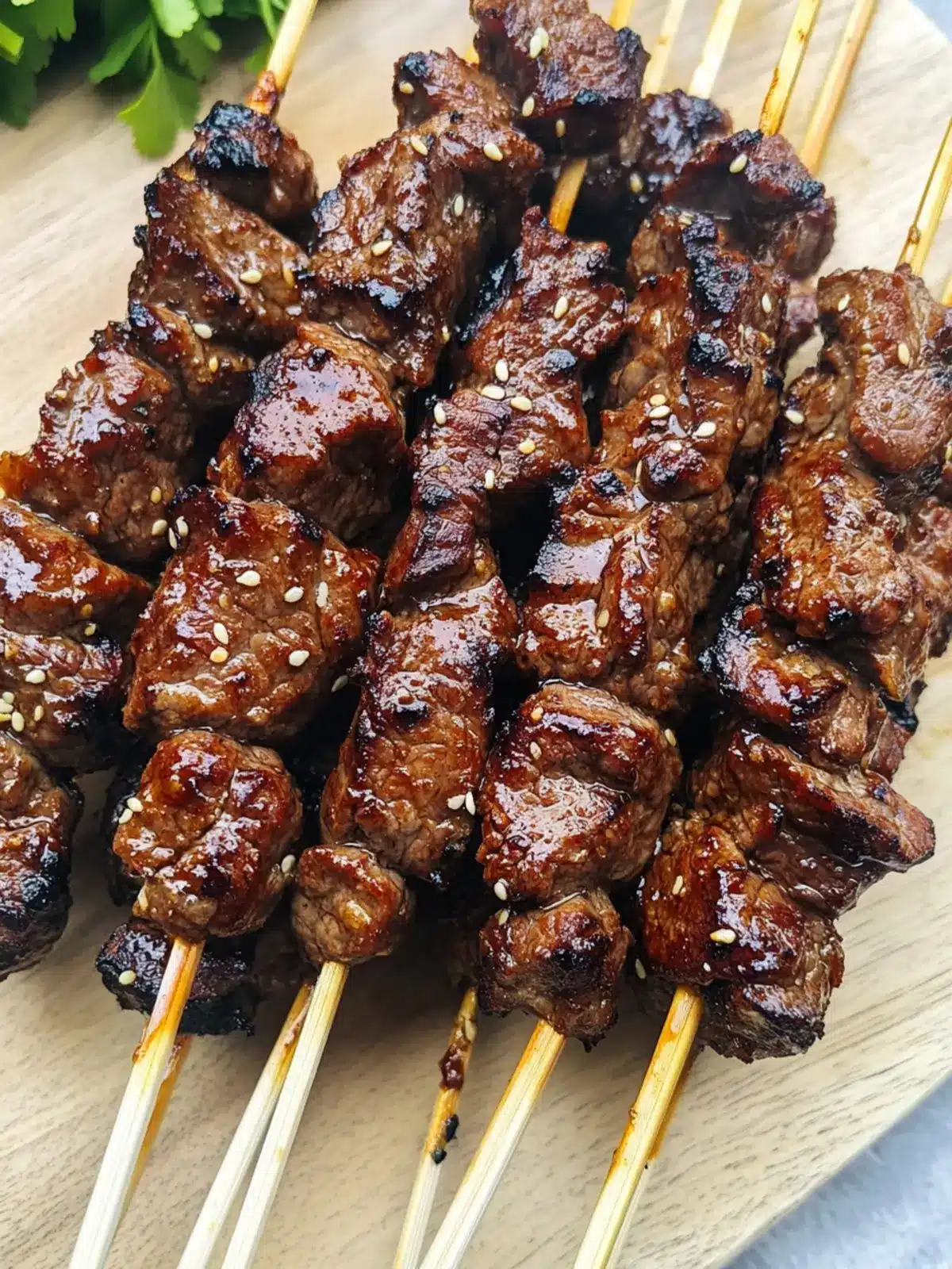 Savor the Flavors: Teriyaki Sesame Beef Skewers Recipe 4 Teriyaki Sesame Beef Skewers