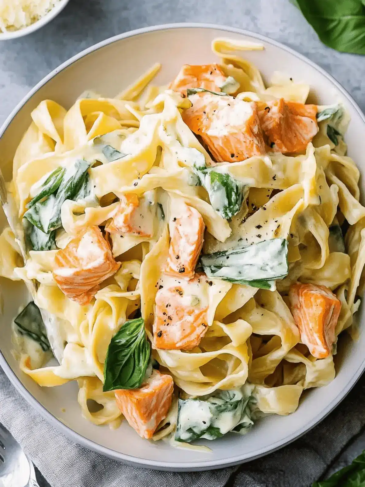 Creamy Salmon Pasta Ready in 25 Minutes for a Family Feast 2 Creamy Salmon Pasta
