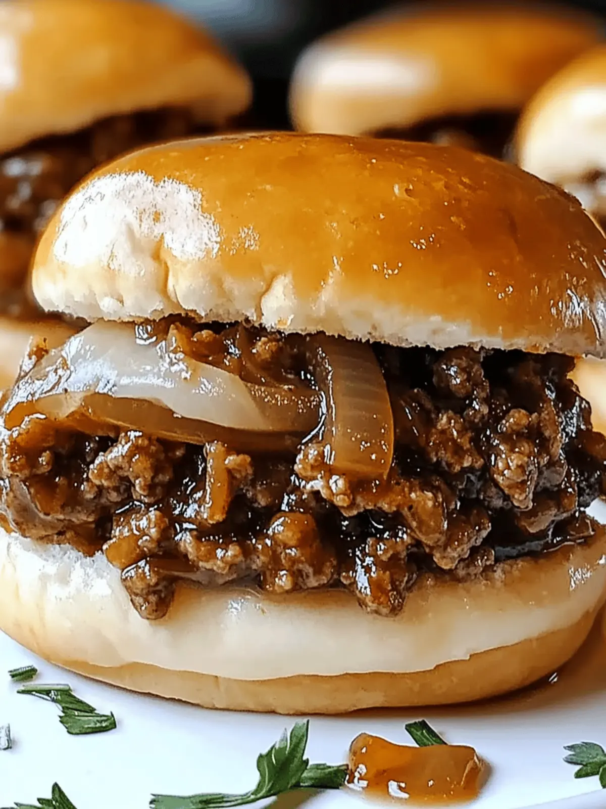 Savory French Onion Beef Sloppy Joes You Can't Resist 2 French Onion Beef Sloppy Joes