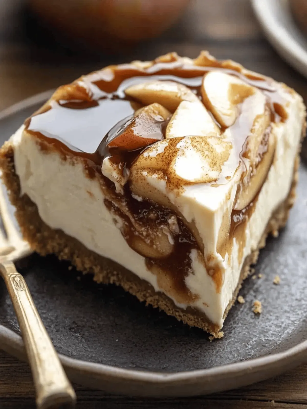Creamy No-Bake Apple Butter Cheesecake for Effortless Indulgence 3 Apple Butter Cheesecake